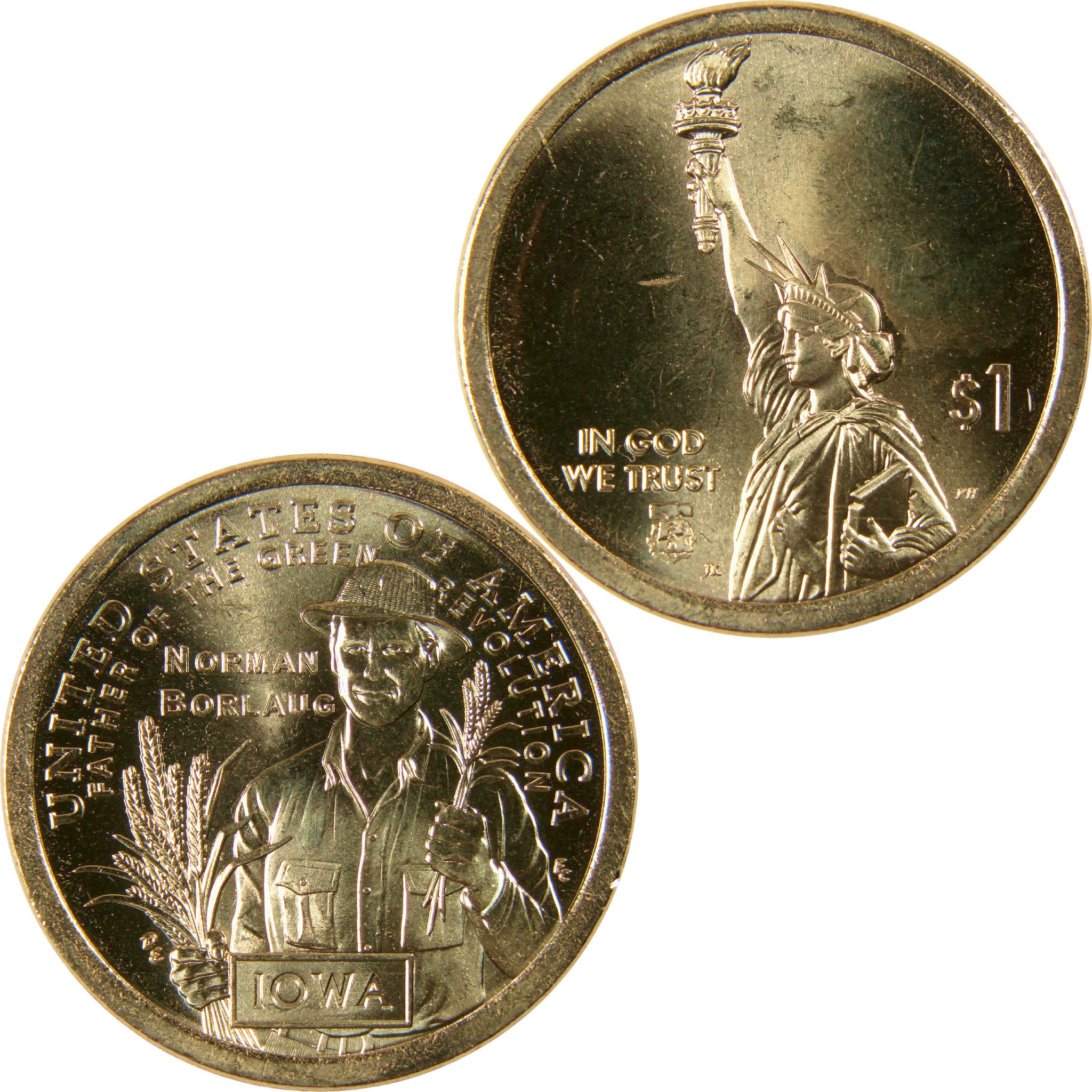 2026 P Iowa Norman Borlaug American Innovation Dollar Uncirculated