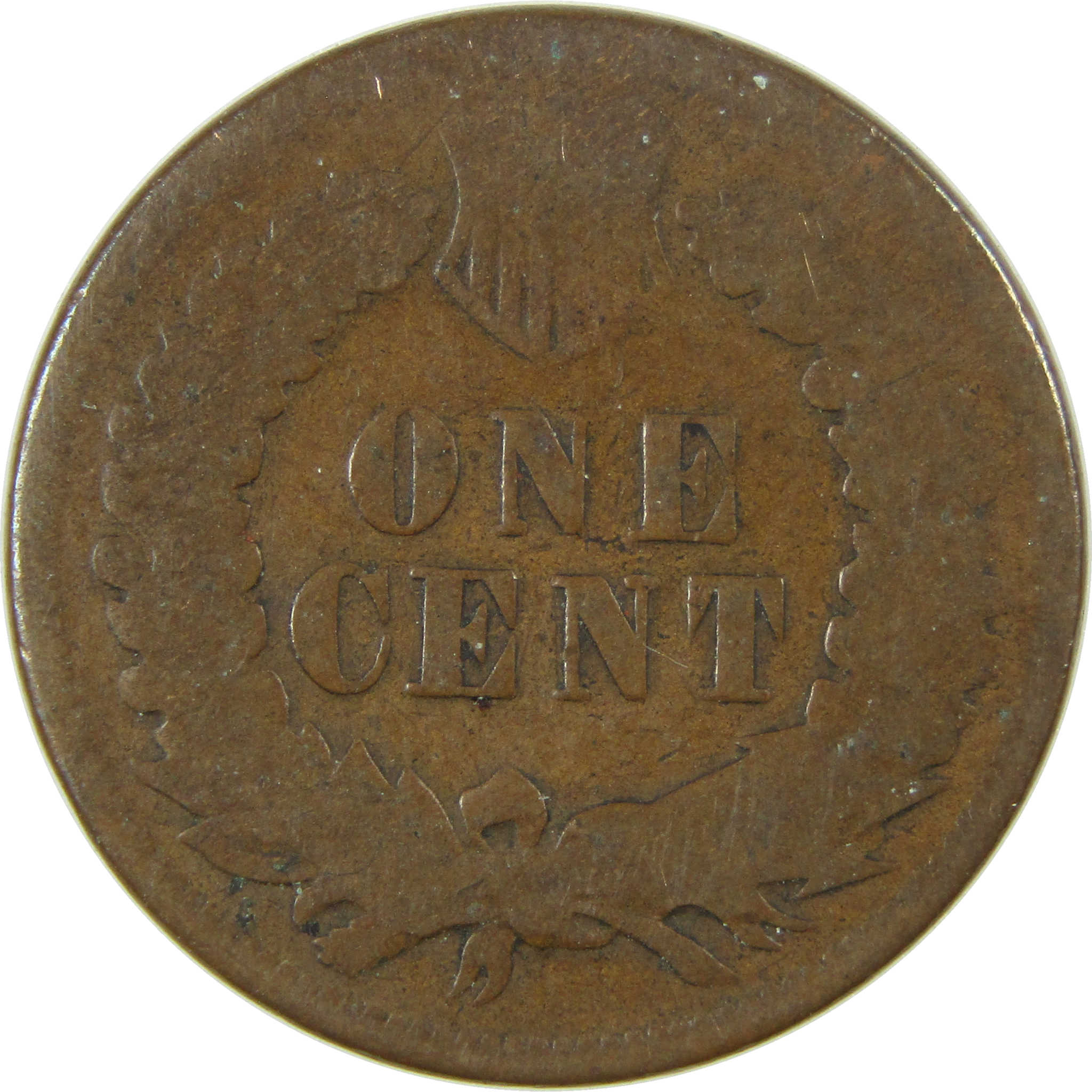 1875 Indian Head Cent G Good Details Penny 1c Coin SKU:I27507