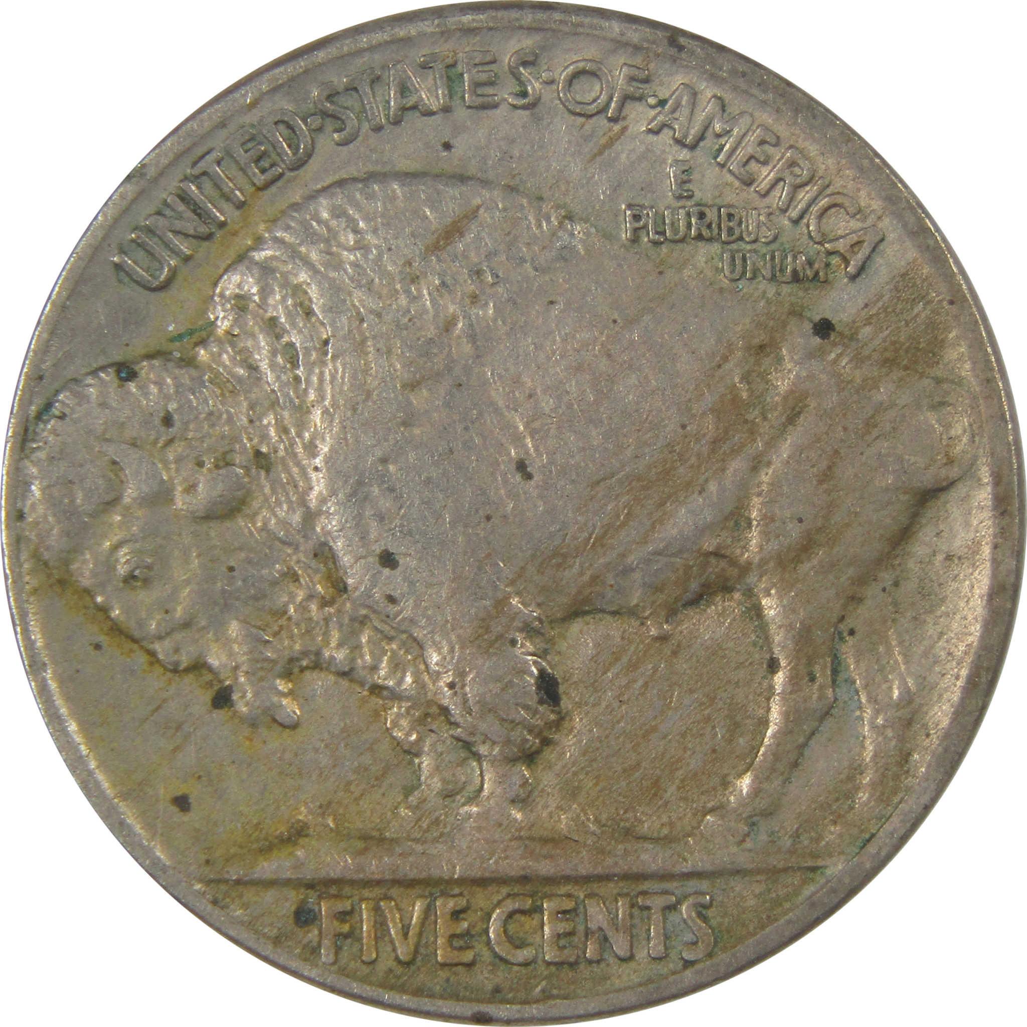 1913 Type 2 Indian Head Buffalo Nickel XF EF Extremely Fine SKU:I24006