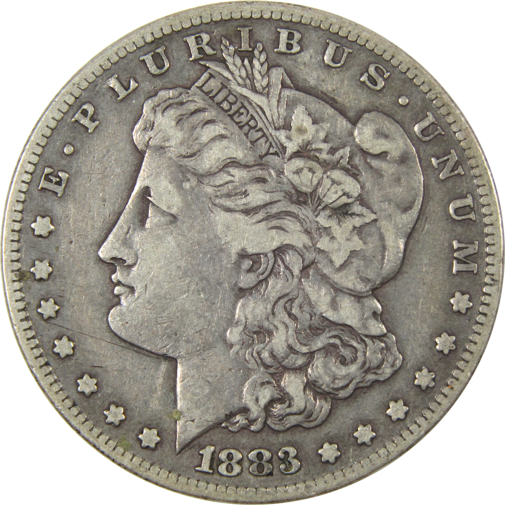 1883 S Morgan Dollar F Fine Silver $1 Coin SKU:I14724 - Morgan coin - Morgan silver dollar - Morgan silver dollar for sale - Profile Coins &amp; Collectibles