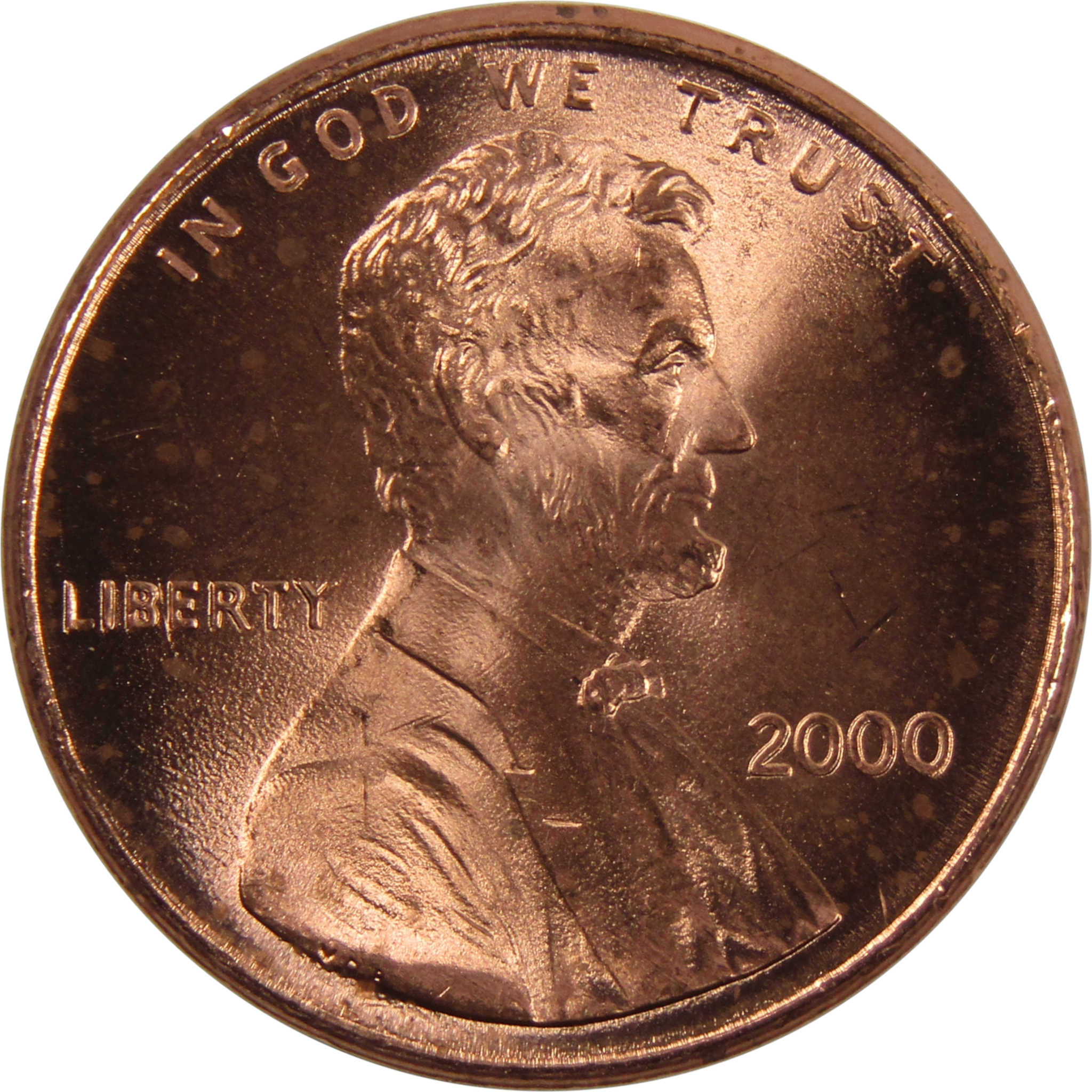 2000 Lincoln Memorial Cent BU Uncirculated Penny 1c Coin