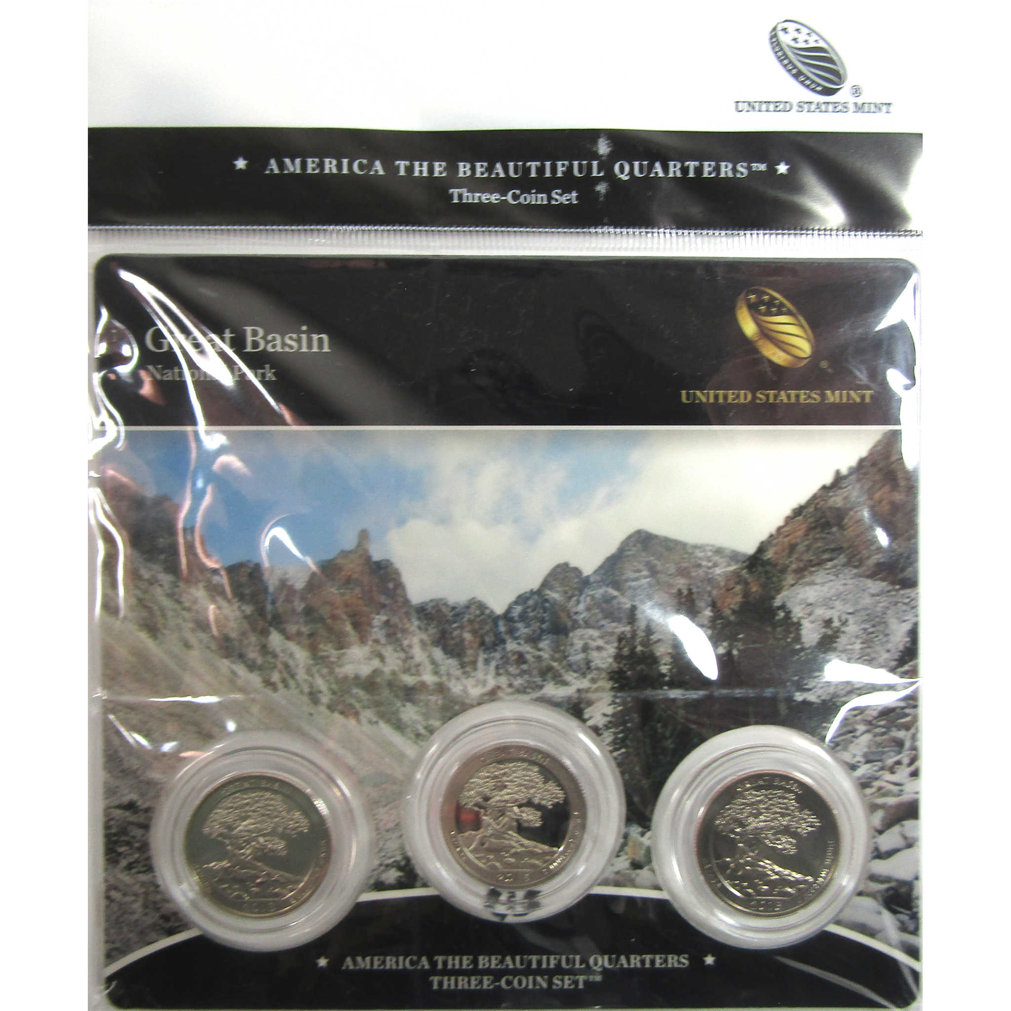 2013 P D S Great Basin NP National Park 25c 3 Piece Set SKU:CPC9013