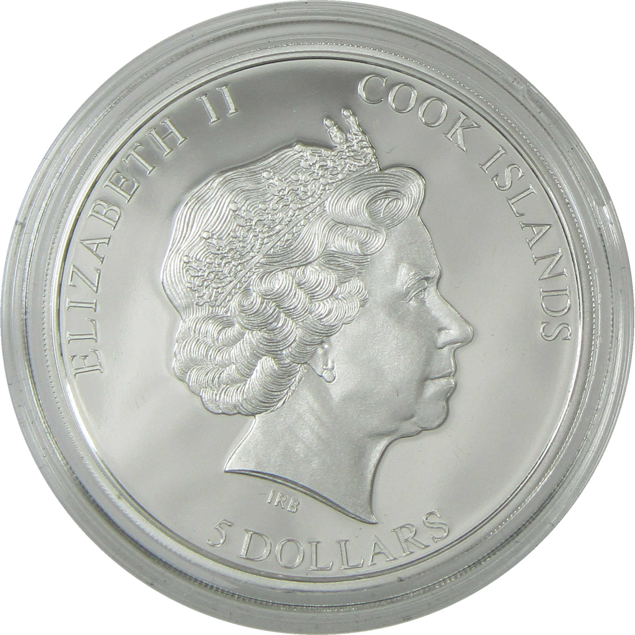 2022 Cook Islands $5 1 oz Silver Queen Elizabeth II In Memoriam Proof