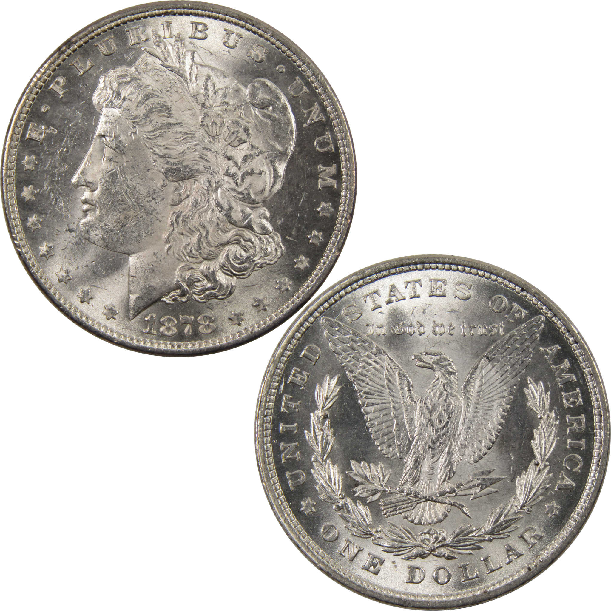 1878 8TF Morgan Dollar BU Uncirculated Silver $1 Coin SKU:I10213 - Morgan coin - Morgan silver dollar - Morgan silver dollar for sale - Profile Coins &amp; Collectibles