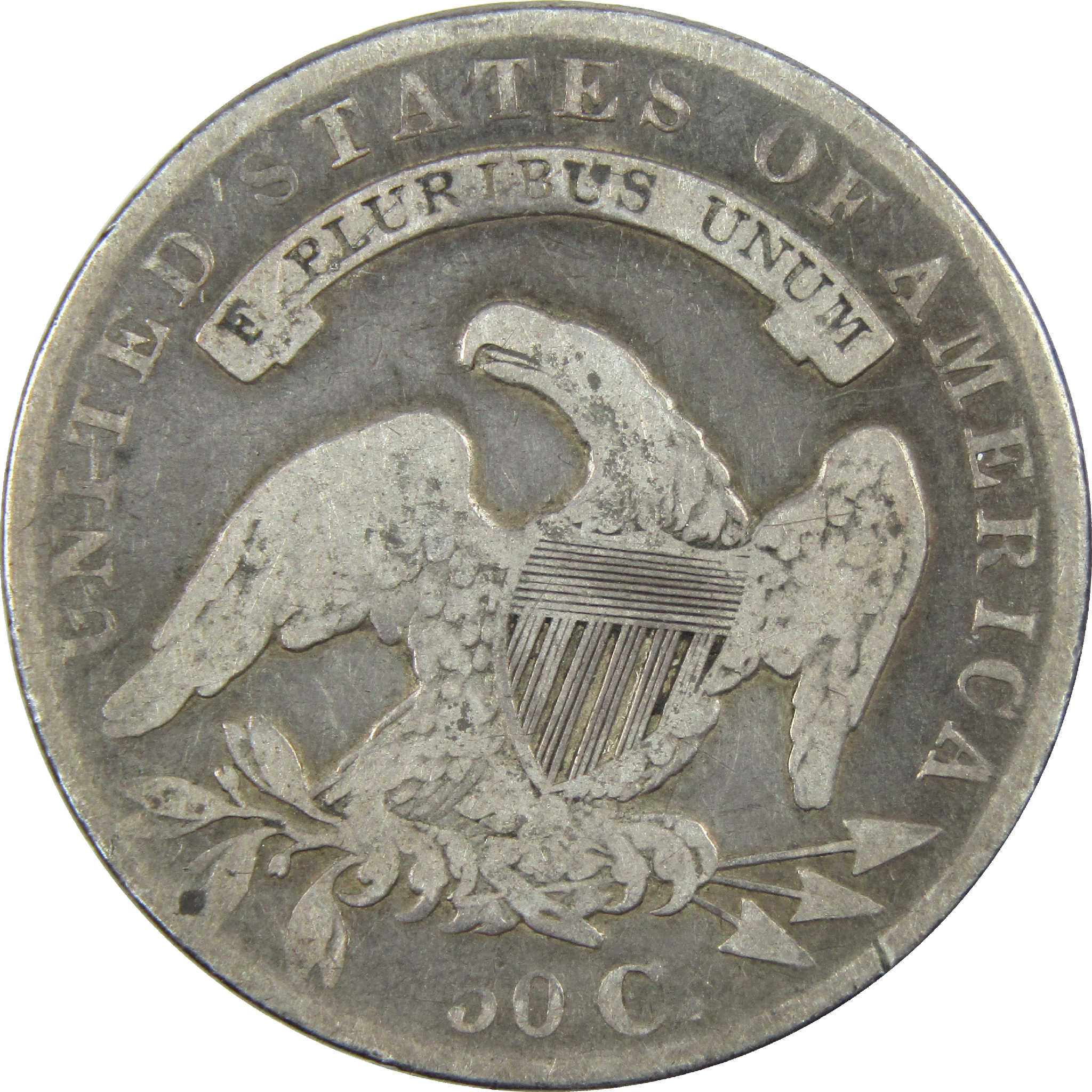 1834 Small Date & Letters Capped Bust Half Dollar AG Silver SKU:I11764