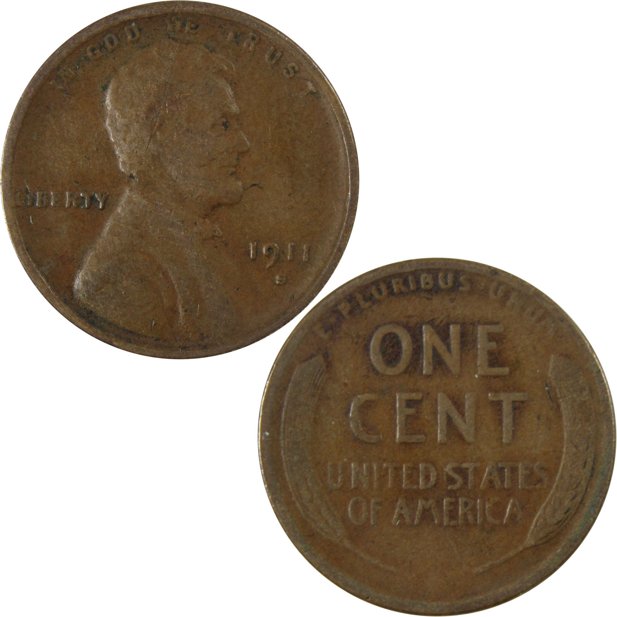 1911 S Lincoln Wheat Cent VG Very Good Details Penny SKU:I26371
