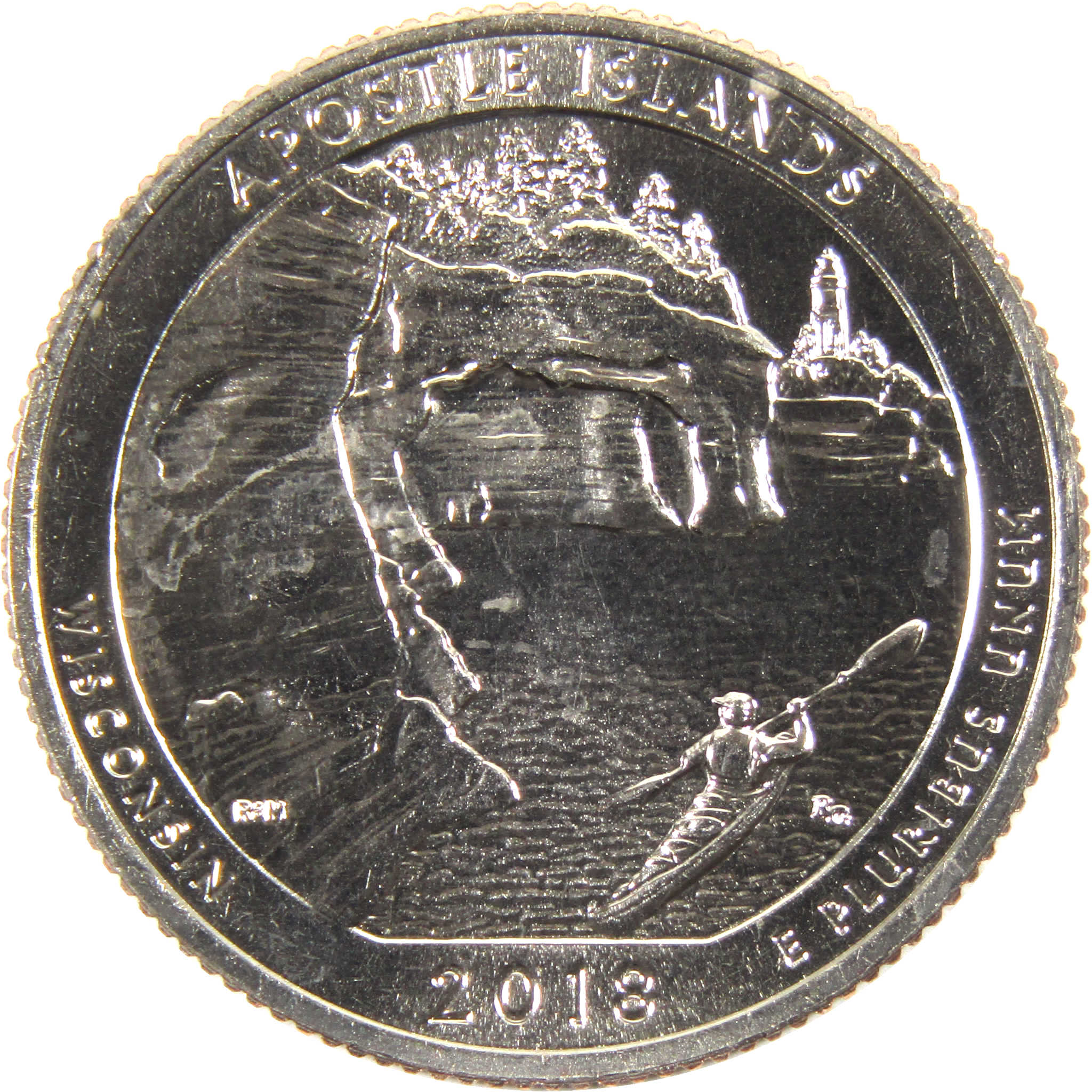 2018 S Apostle Islands NL National Park Quarter Uncirculated Clad Coin