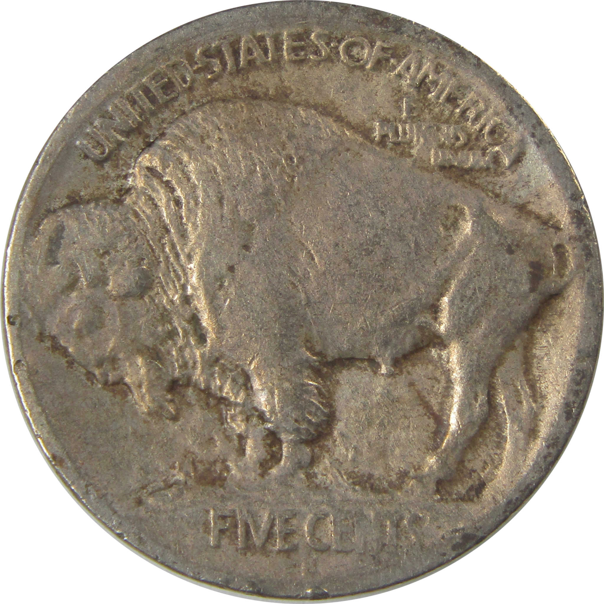 1913 S Type 1 Indian Head Buffalo Nickel F Fine Details SKU:I22922