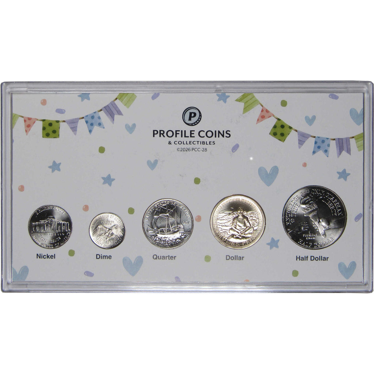 2026 Welcome Baby Semiquincentennial 5 Coin Year Set Uncirculated