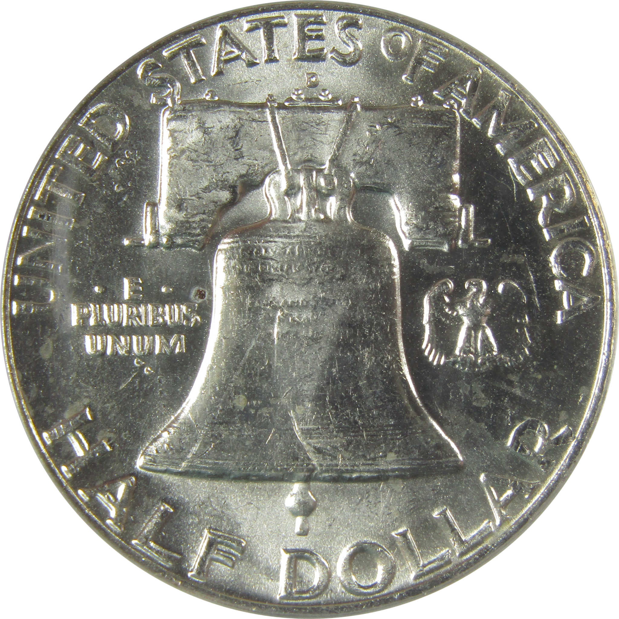 1962 D Franklin Half Dollar MS 60 ANACS Silver Uncirculated SKU:CP40