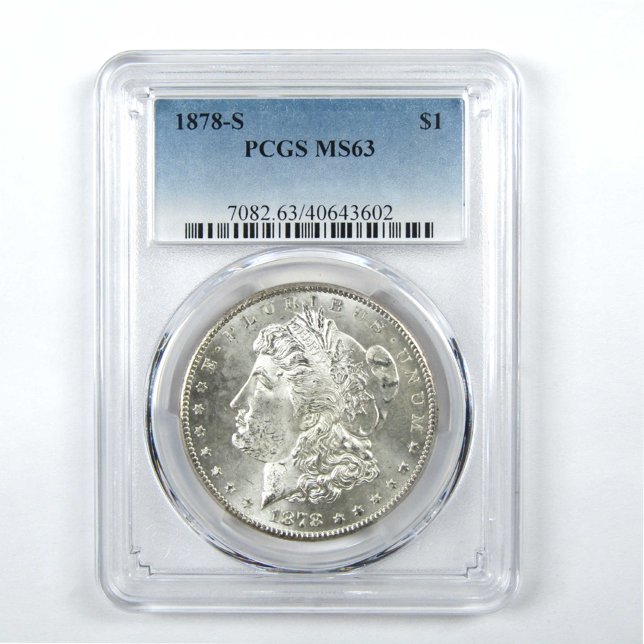 1878 S Toned Morgan Dollar MS 63 PCGS Silver Uncirculated SKU:I11803