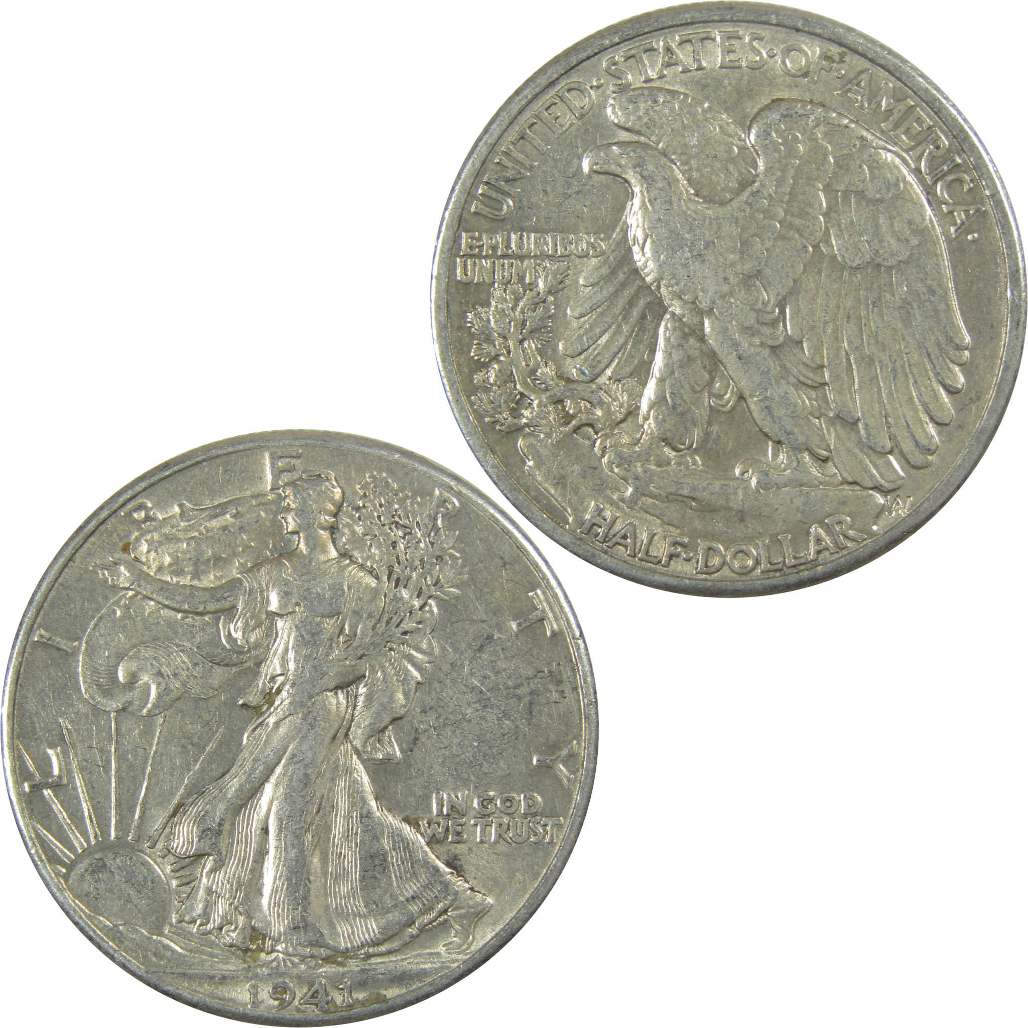 1941 Liberty Walking Half Dollar XF EF Extremely Fine SKU:I20676