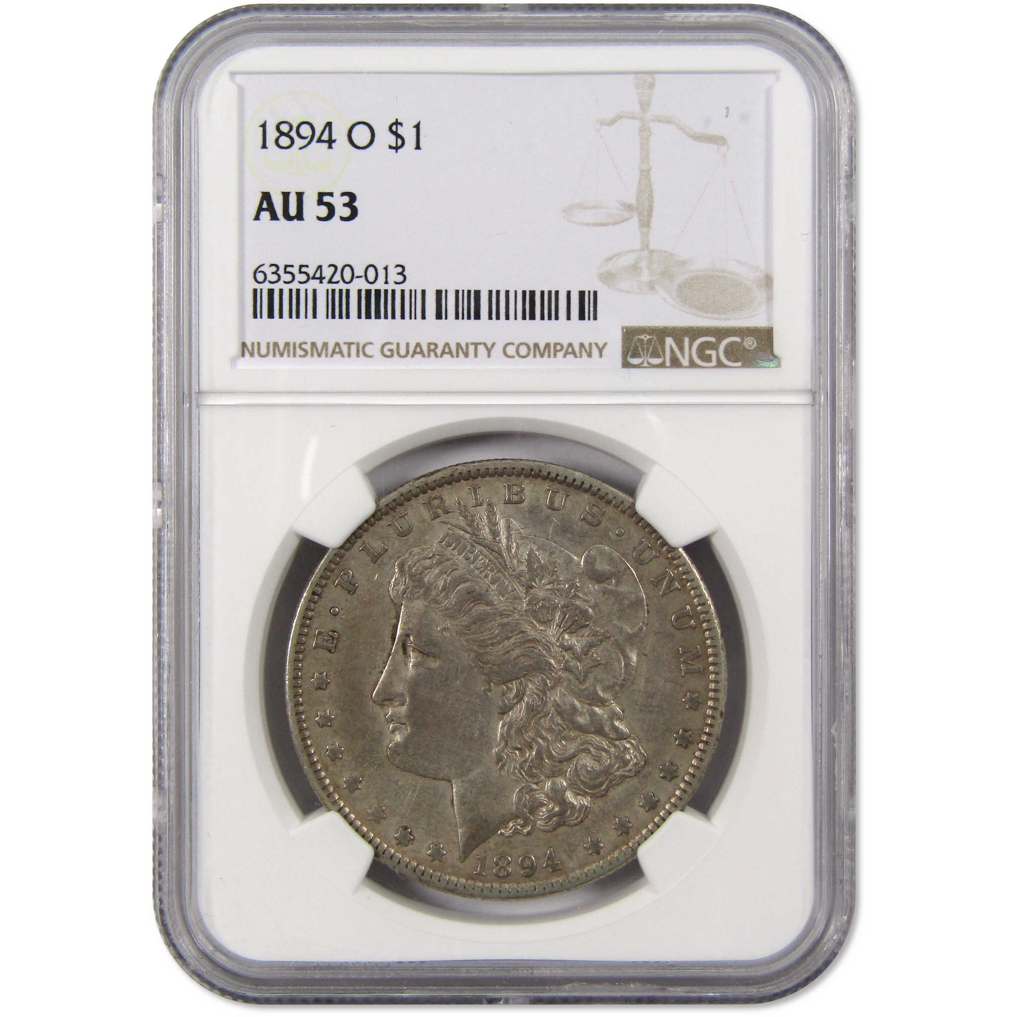 1894 O Morgan Dollar AU 53 NGC 90% Silver $1 Coin SKU:I9480 - Morgan coin - Morgan silver dollar - Morgan silver dollar for sale - Profile Coins &amp; Collectibles