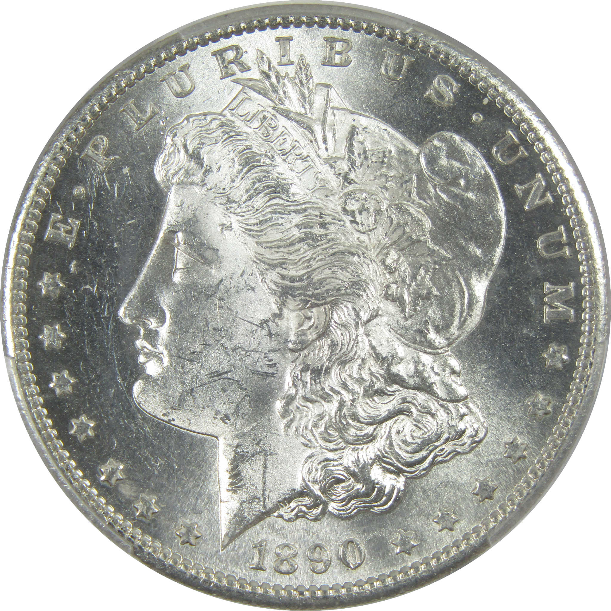 1890 S Morgan Dollar MS 63 PCGS Silver $1 Uncirculated Coin SKU:I16524 - Morgan coin - Morgan silver dollar - Morgan silver dollar for sale - Profile Coins &amp; Collectibles