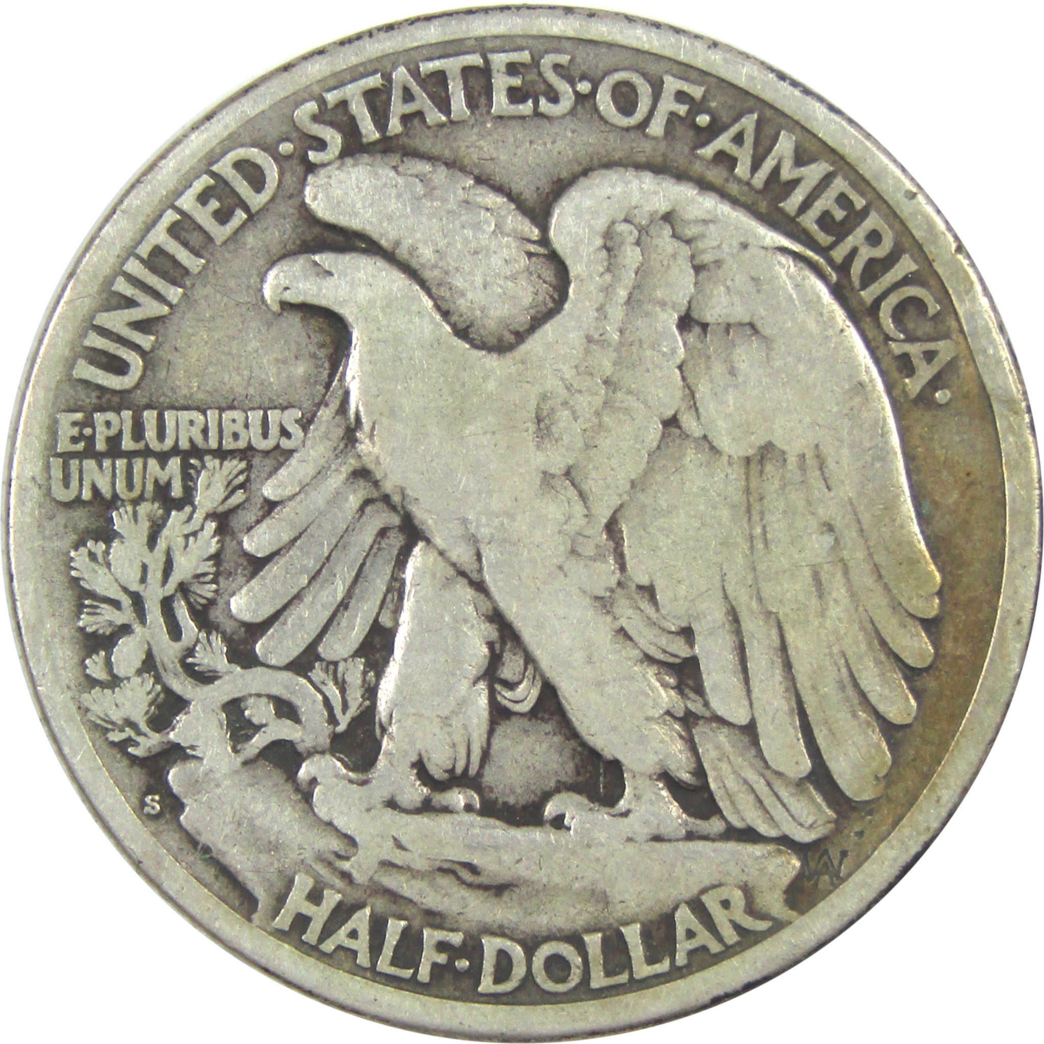 1917 S Reverse Liberty Walking Half Dollar VG Very Good SKU:I15572