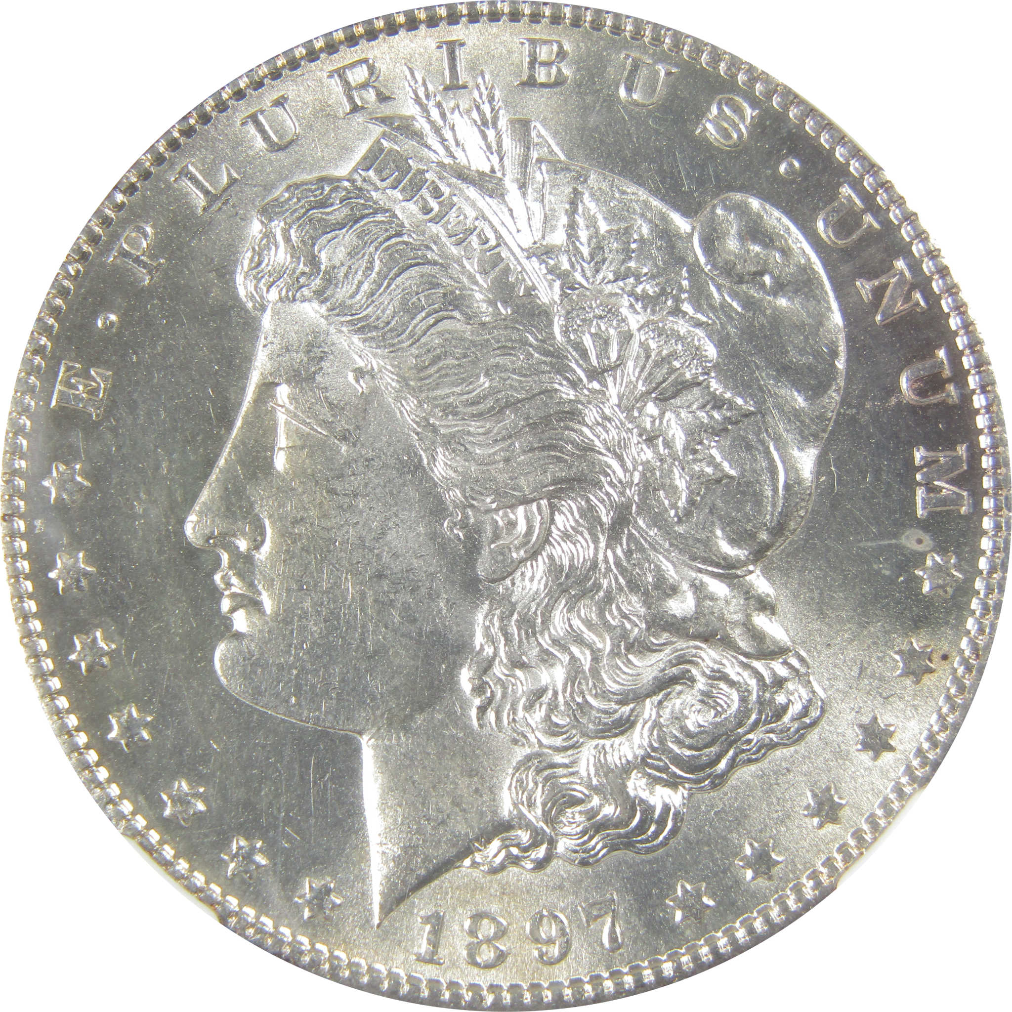 1897 S Morgan Dollar Uncirculated Details NGC Silver SKU:I23423 - Morgan coin - Morgan silver dollar - Morgan silver dollar for sale - Profile Coins &amp; Collectibles