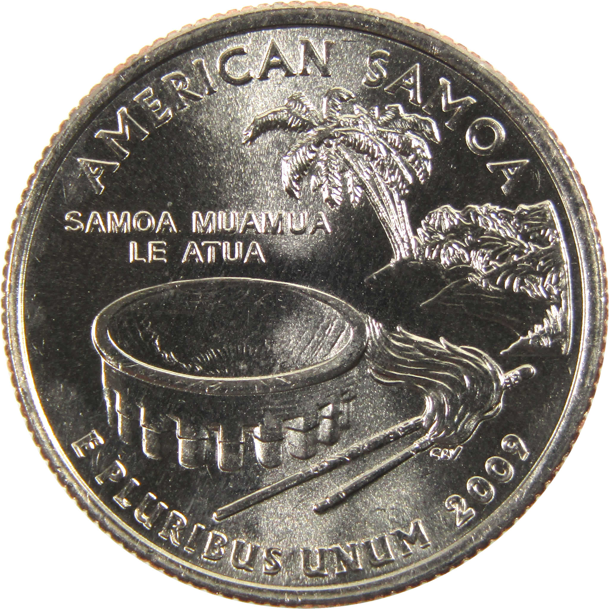 2009 D American Samoa DC & US Territories Quarter BU Uncirculated Clad