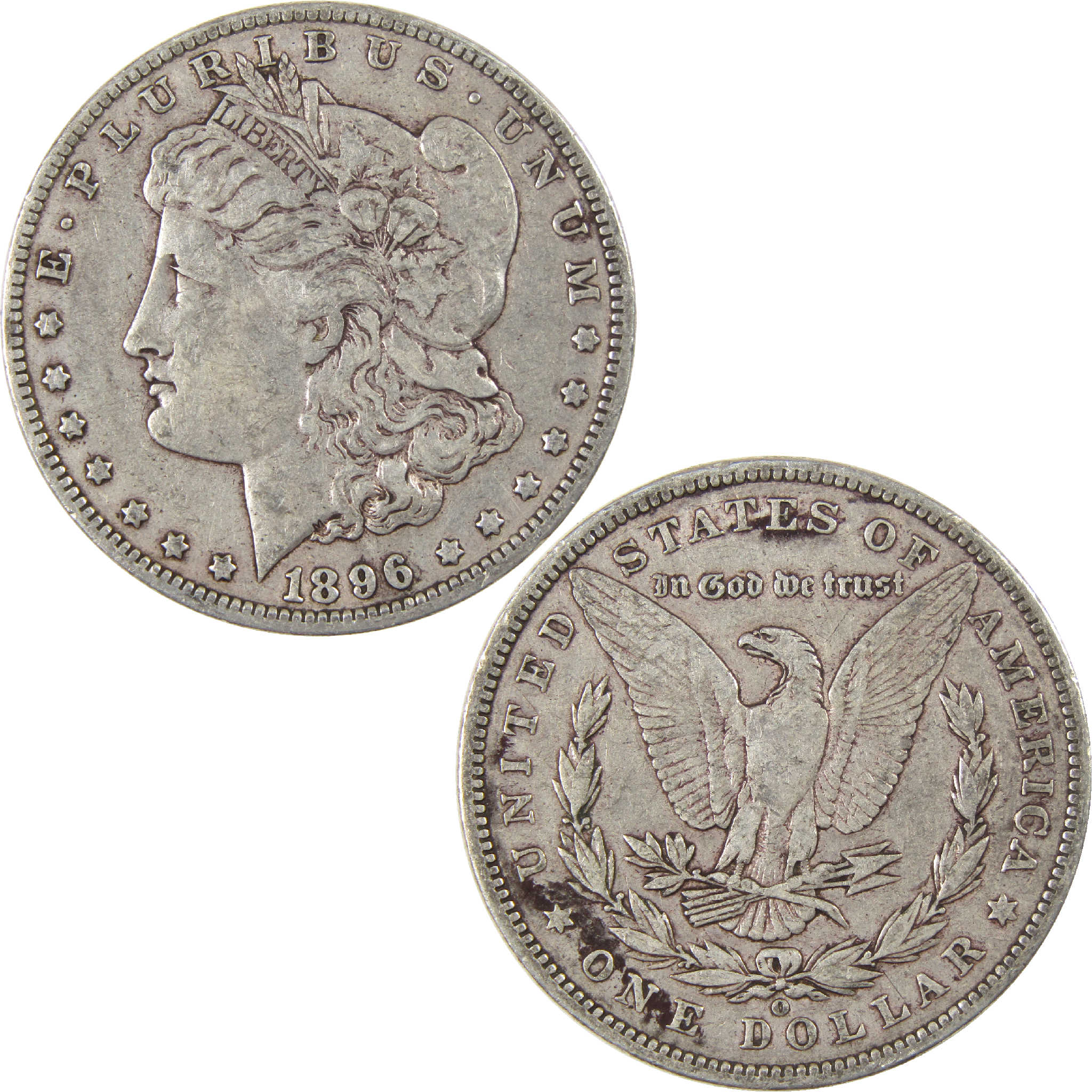 1896 O Morgan Dollar F Fine Silver $1 Coin SKU:I11662 - Morgan coin - Morgan silver dollar - Morgan silver dollar for sale - Profile Coins &amp; Collectibles