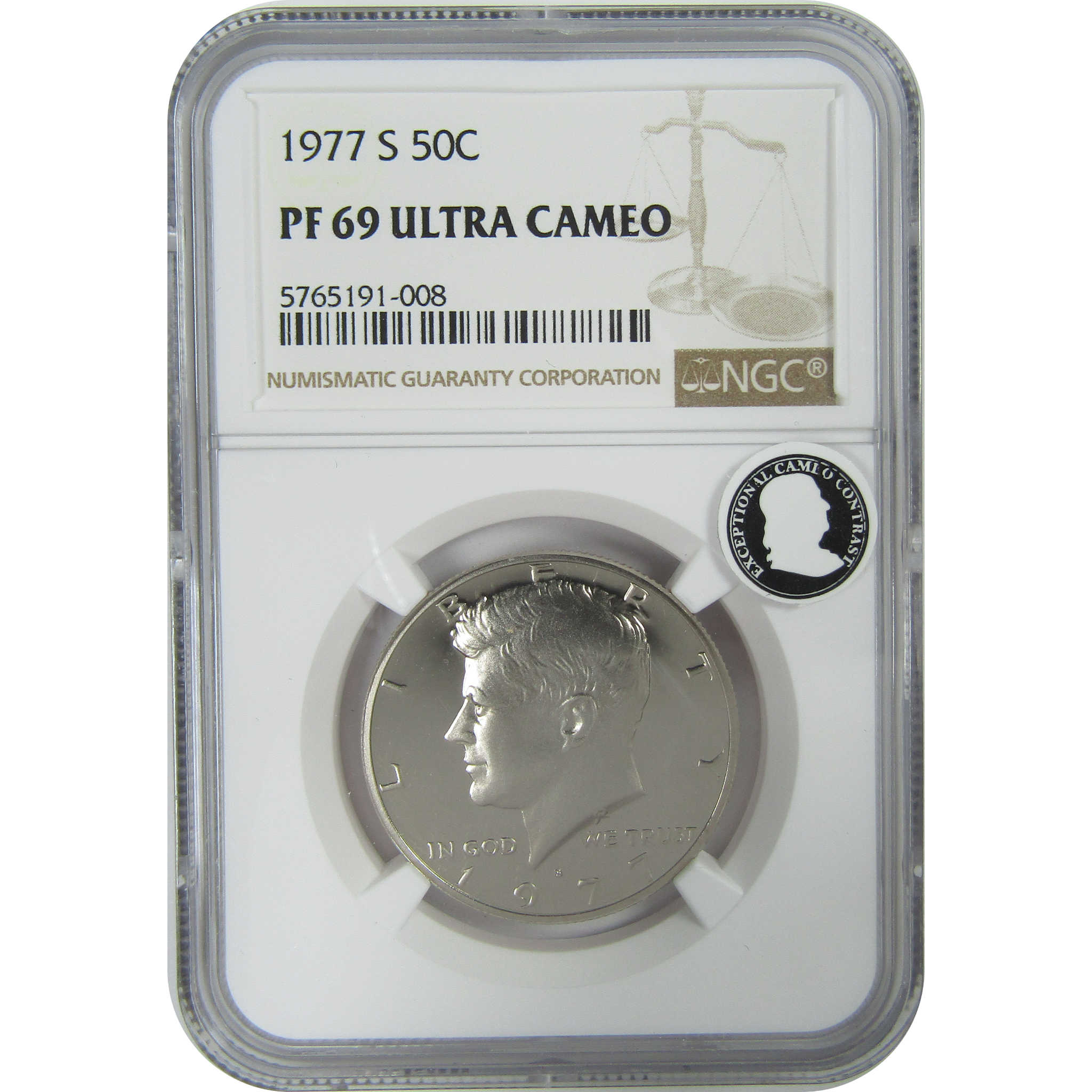 1977 S Kennedy Half Dollar PF 69 UCAM NGC Clad Proof 50c SKU:CPC9331