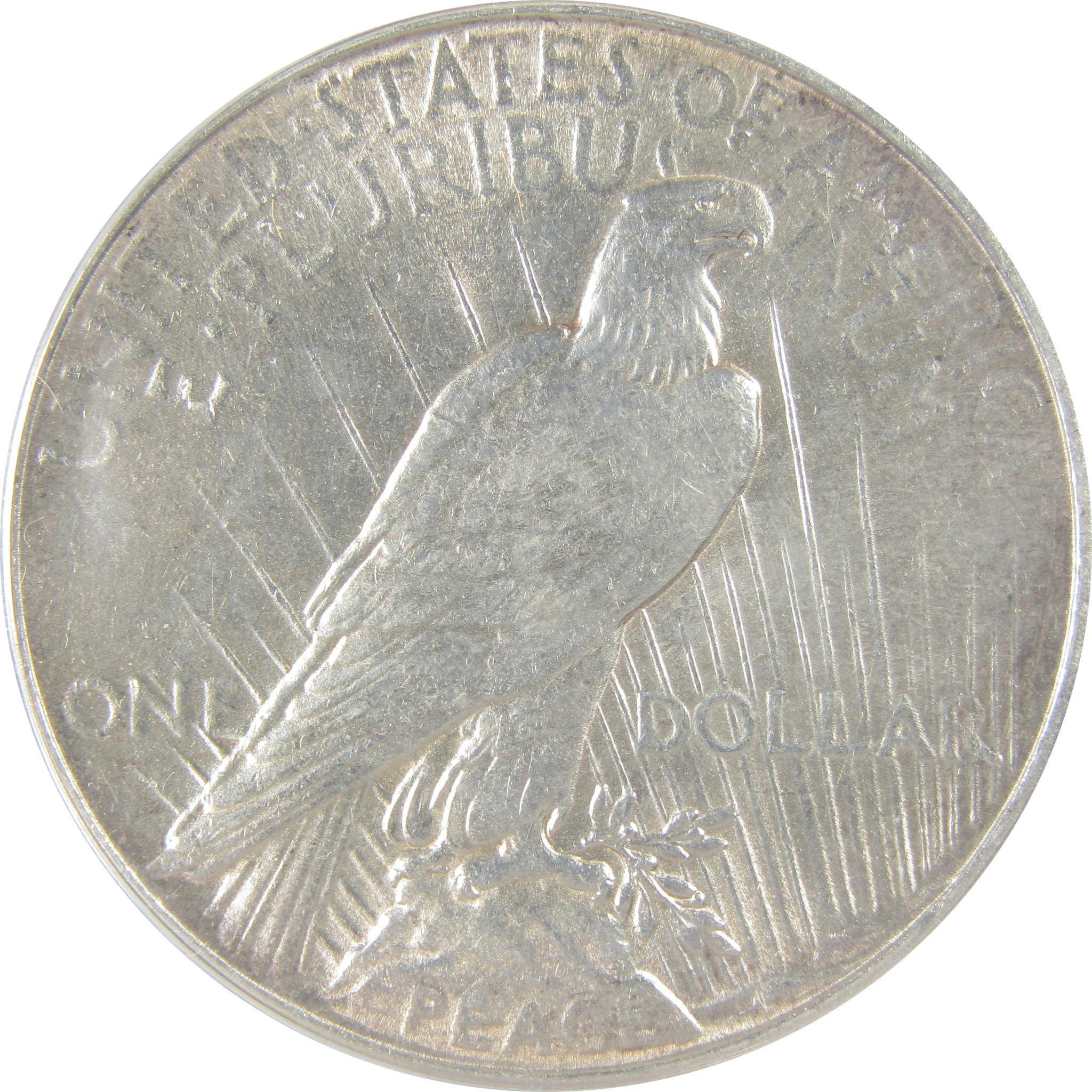 1934 Peace Silver Dollar AU 55 ANACS $1 Coin SKU:I25075