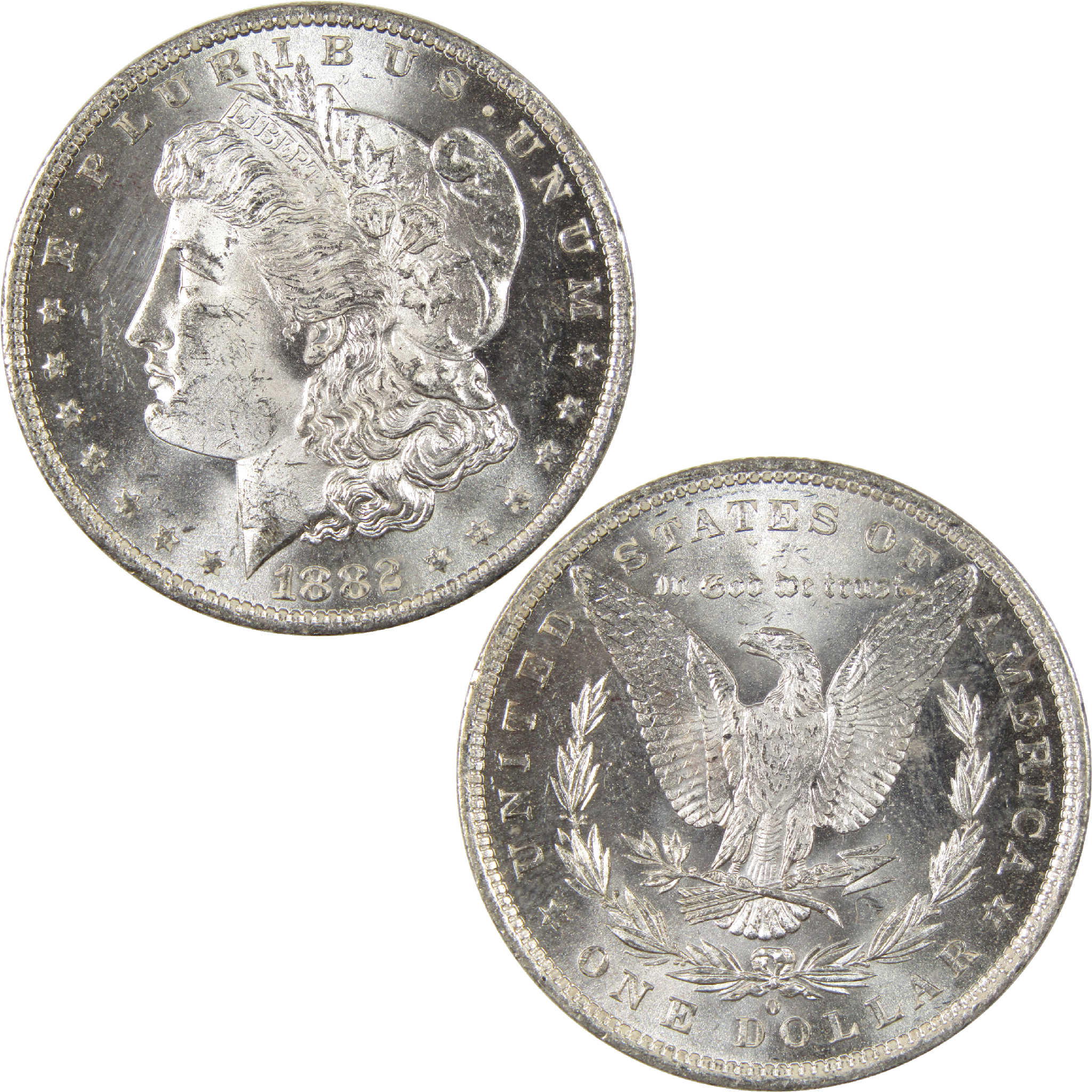 1882 O Morgan Dollar Uncirculated Silver $1 Coin - Morgan coin - Morgan silver dollar - Morgan silver dollar for sale - Profile Coins &amp; Collectibles