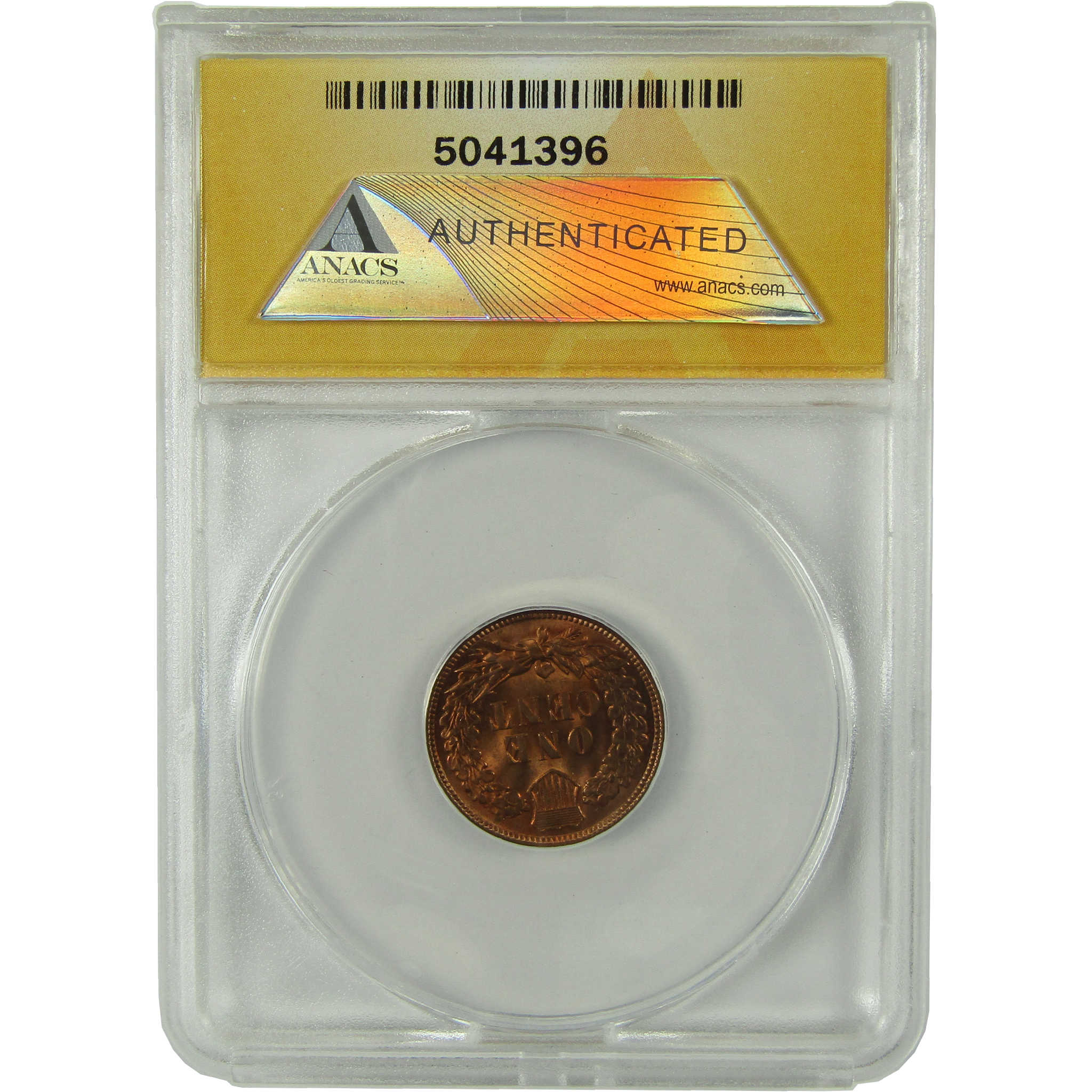 1909 Indian Head Cent MS 60 Details ANACS Uncirculated SKU:I28391