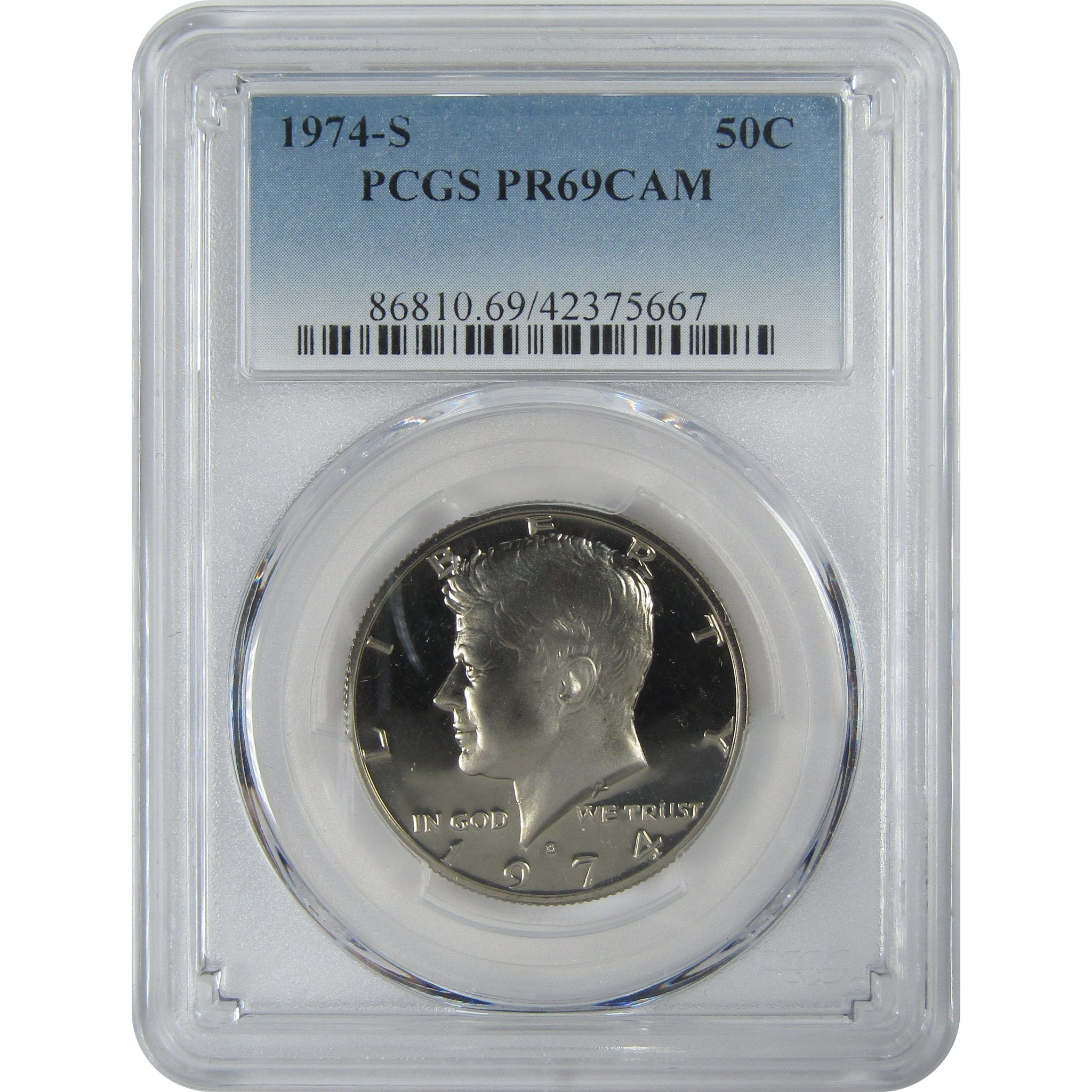 1974 S Kennedy Half Dollar PR 69 CAM PCGS Clad 50c Proof SKU:CPC9085