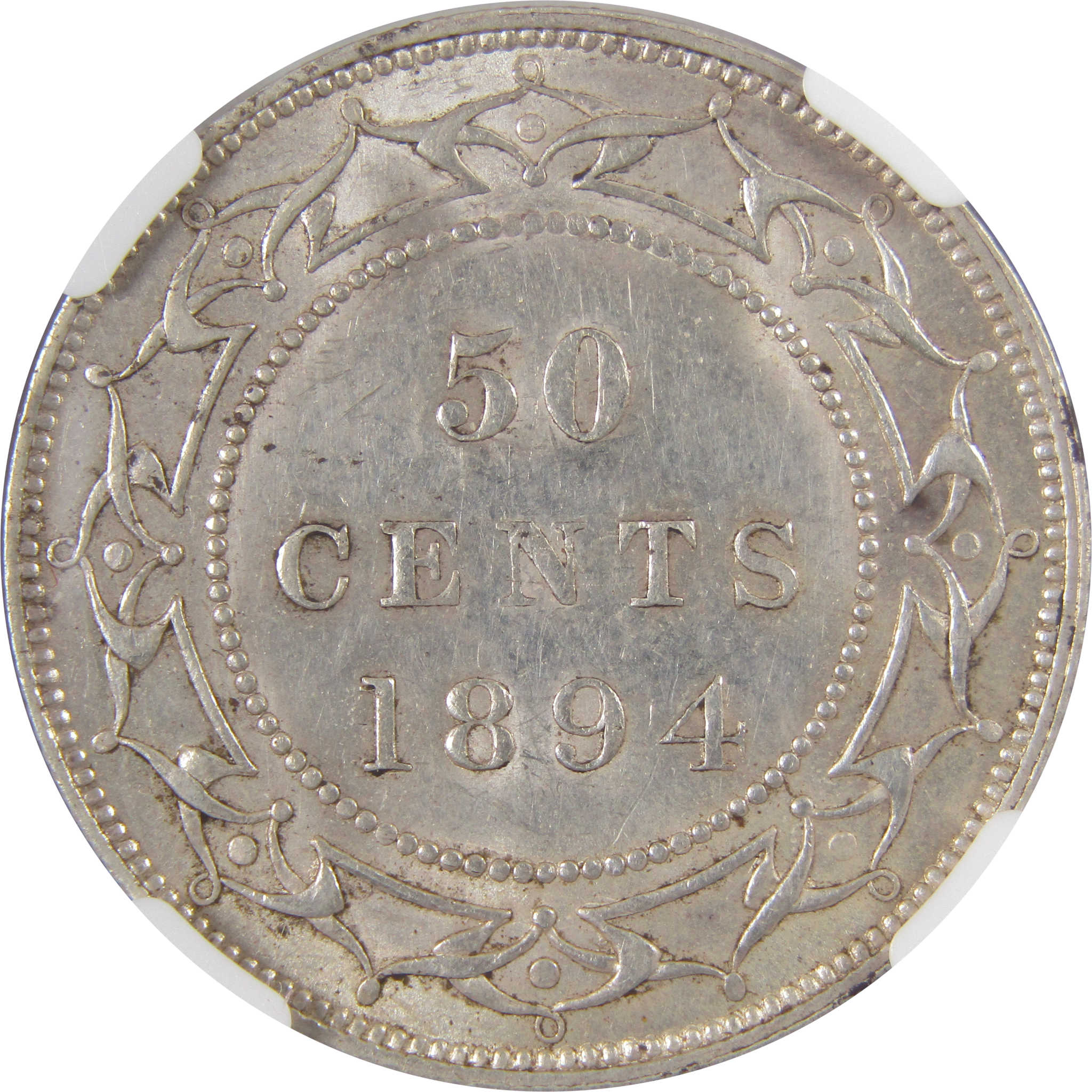 1894 Newfoundland Victoria Half Dollar AU Details NGC SKU:CPC0234