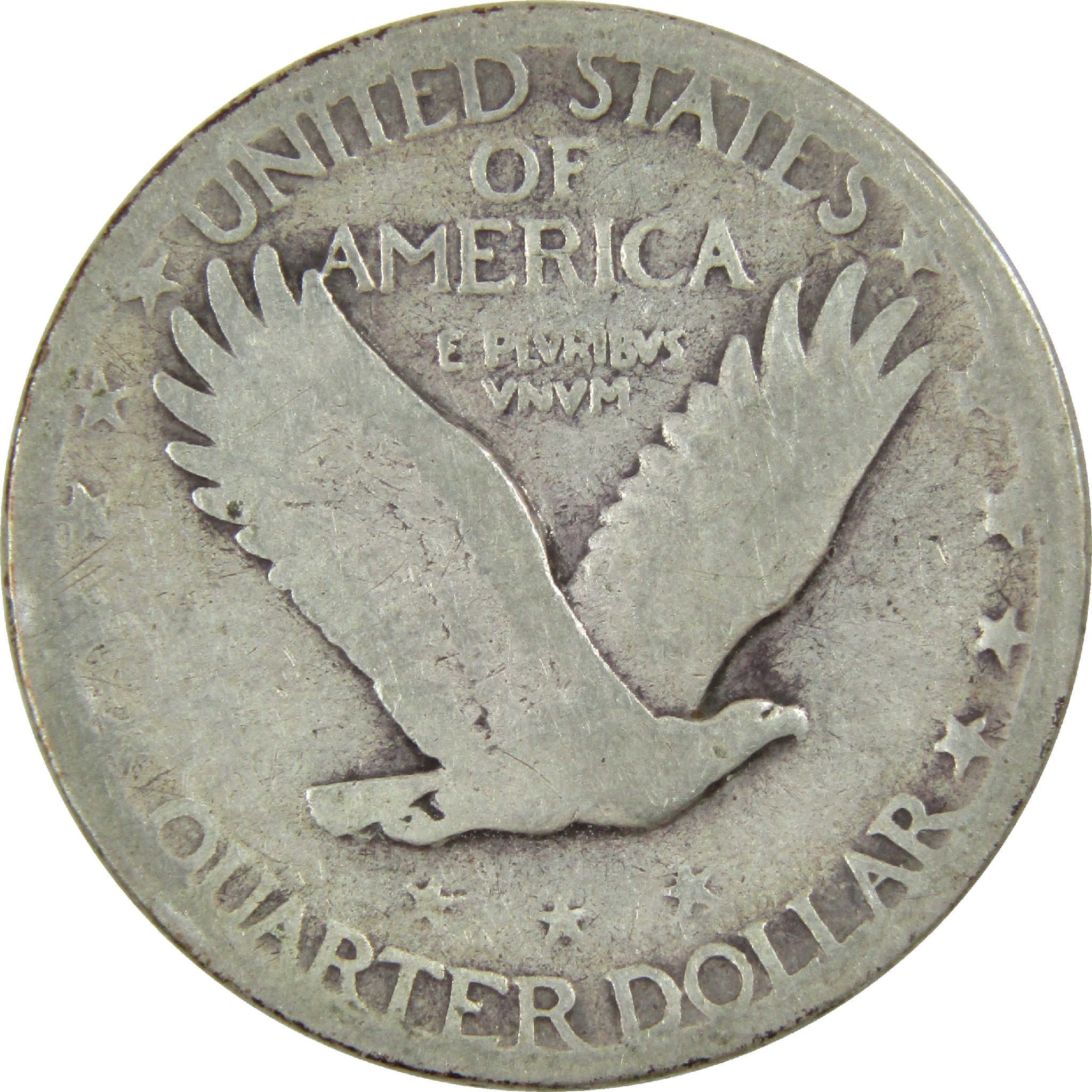 1927 S Standing Liberty Quarter AG About Good Silver 25c SKU:I12293