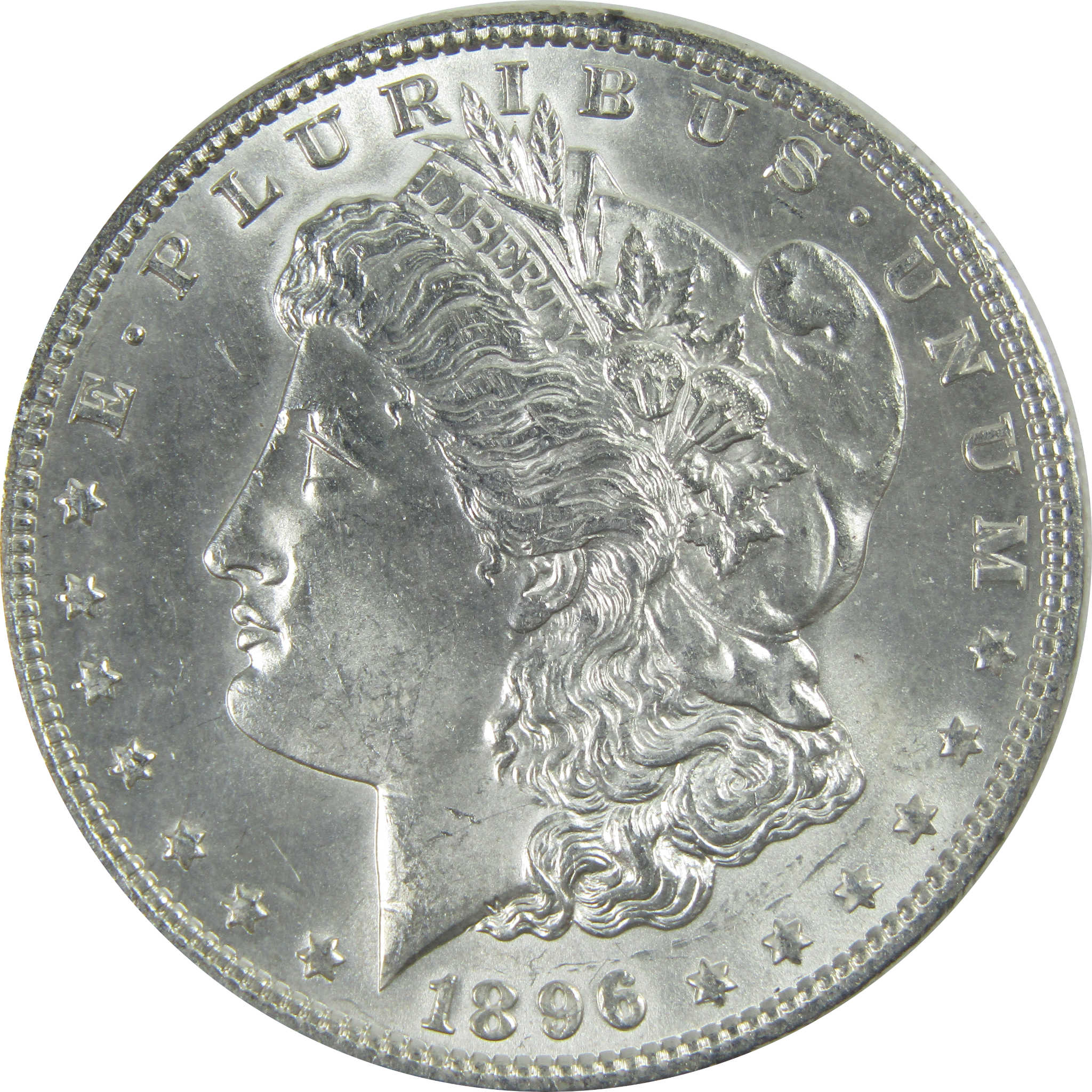 1896 Morgan Dollar Uncirculated Silver $1 Coin SKU:I16625 - Morgan coin - Morgan silver dollar - Morgan silver dollar for sale - Profile Coins &amp; Collectibles