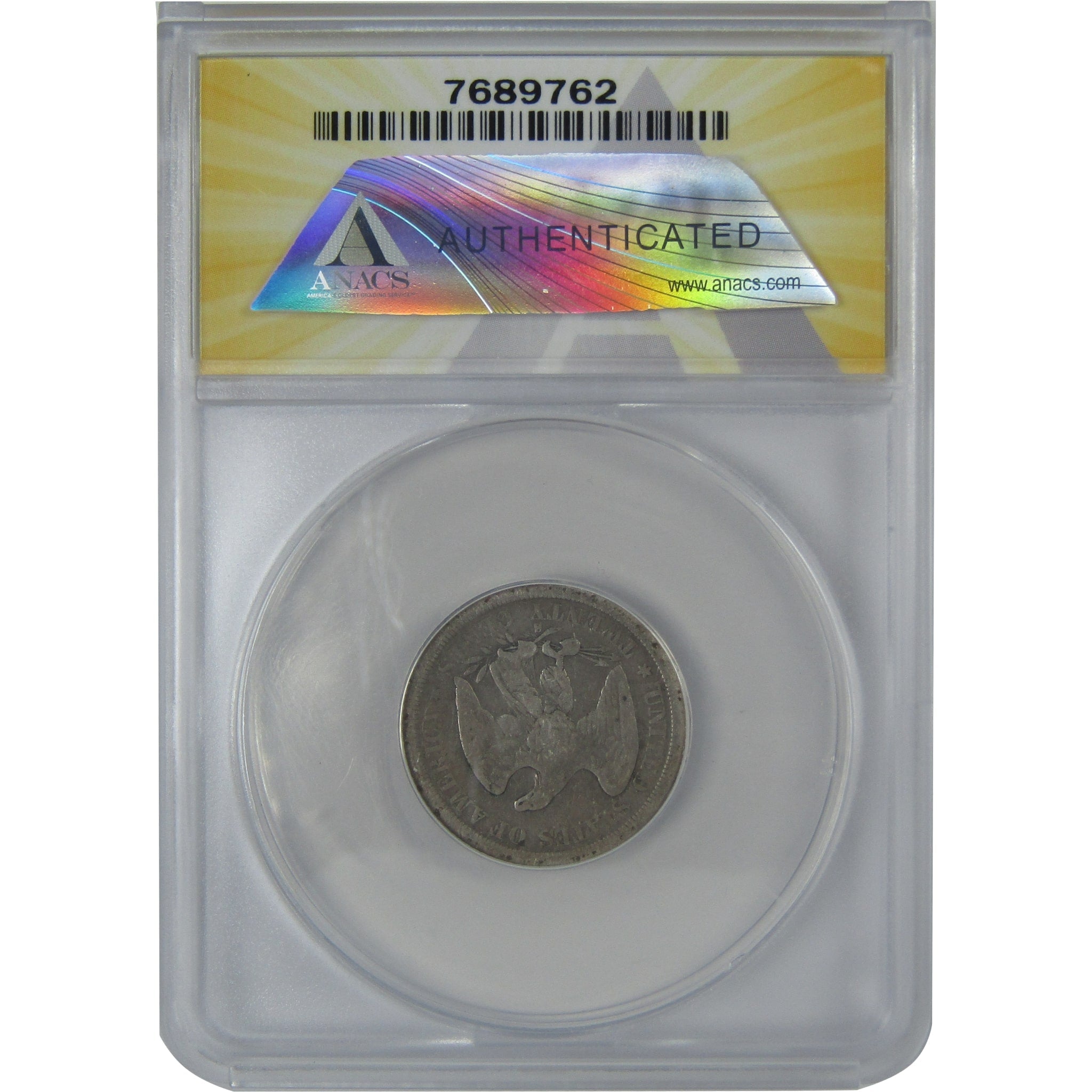 1875 S Seated Liberty Twenty Cent F 12 Details ANACS Silver SKU:I16145