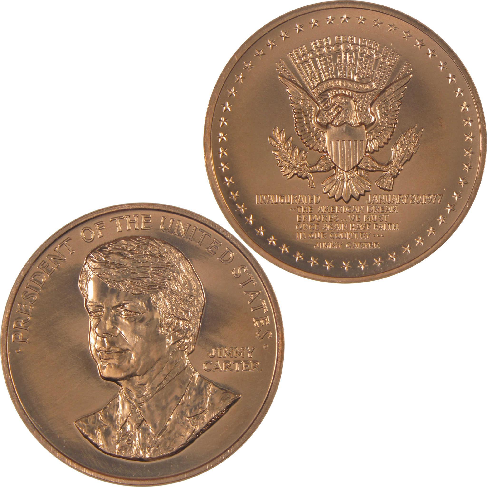 United States of America 記念メダル President Jimmy Carter Inaugurated Bronze Medal U.S. Mint SKU:OPC96