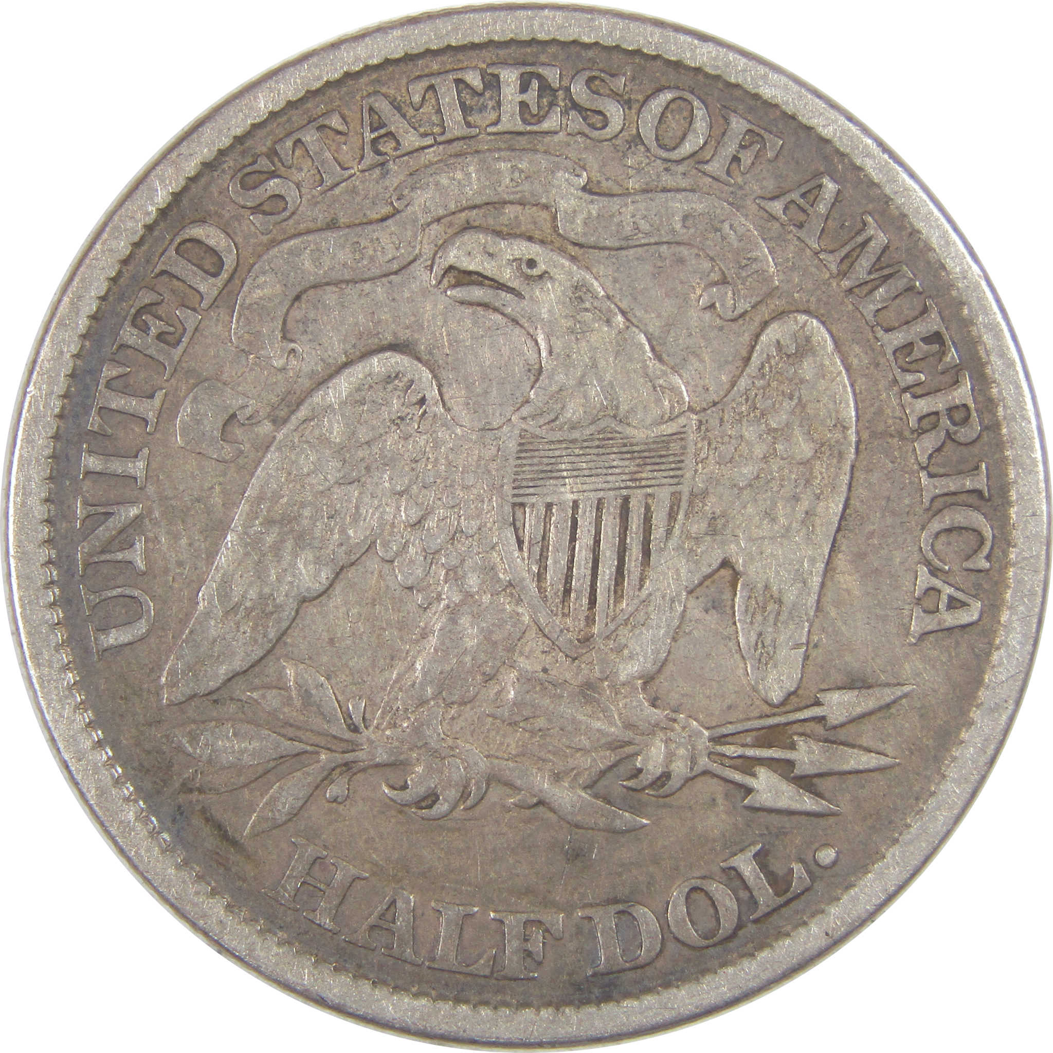 1874 Seated Liberty Half Dollar VG Very Good Silver 50c SKU:I17145