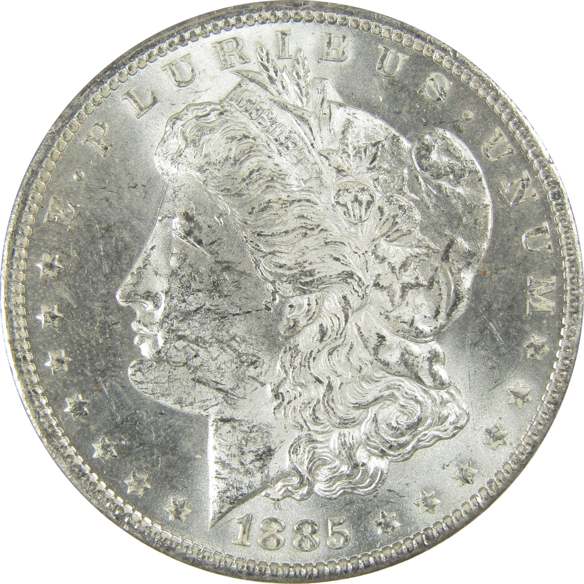 1885 O Morgan Silver Dollar Uncirculated Mint State $1 Coin SKU:I27477