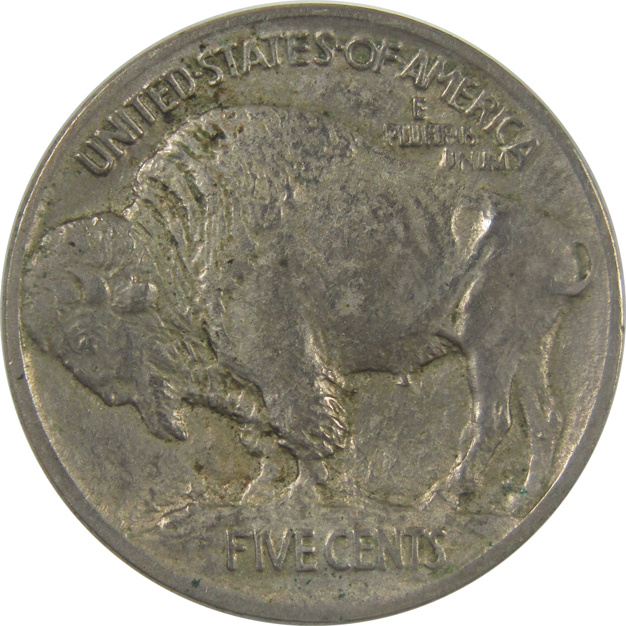 1913 Type 1 Indian Head Buffalo 5c AU About Uncirculated SKU:I24568