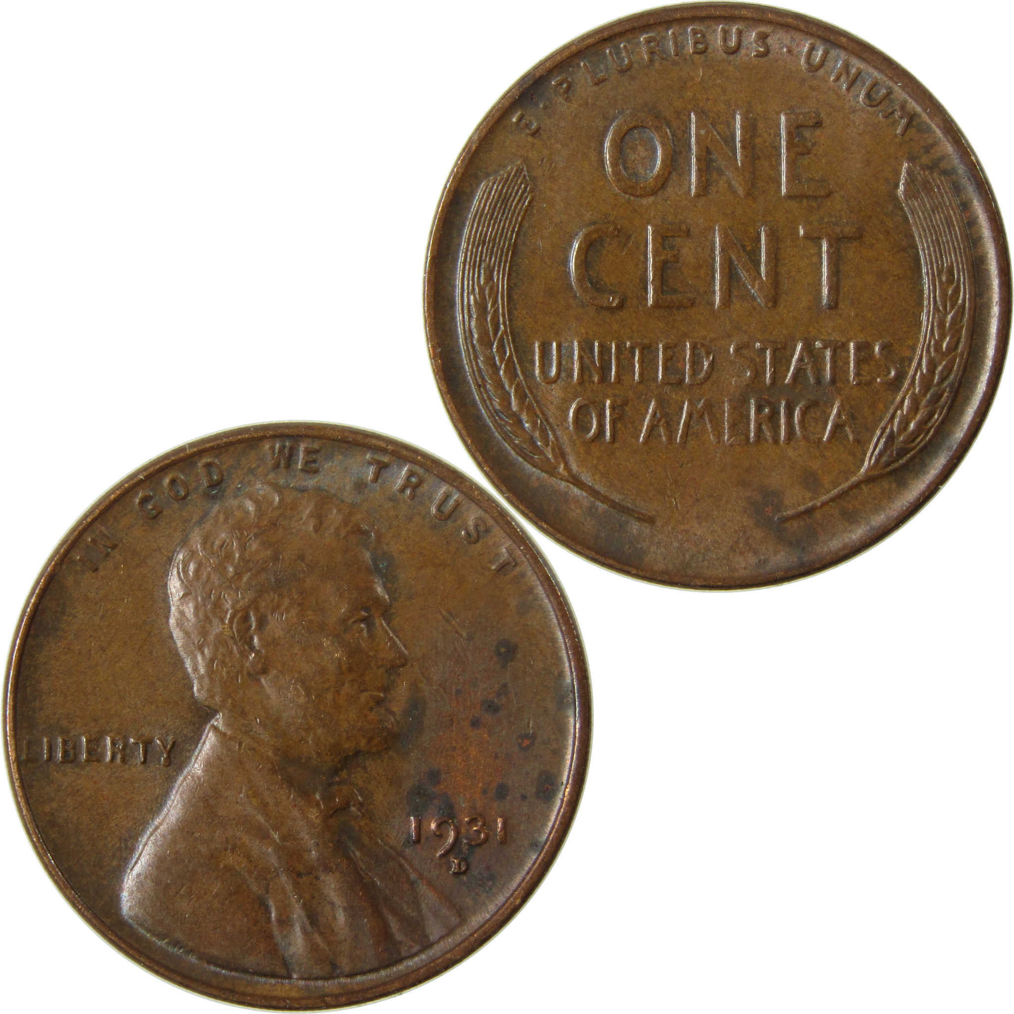 1931 D Lincoln Wheat Cent AU About Uncirculated Details SKU:I26875