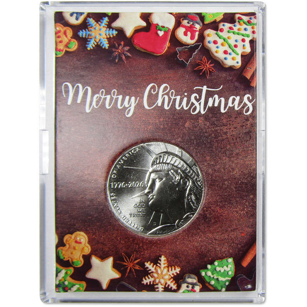 2026 Enduring Liberty Semiquincentennial 50c w/ Merry Christmas Holder