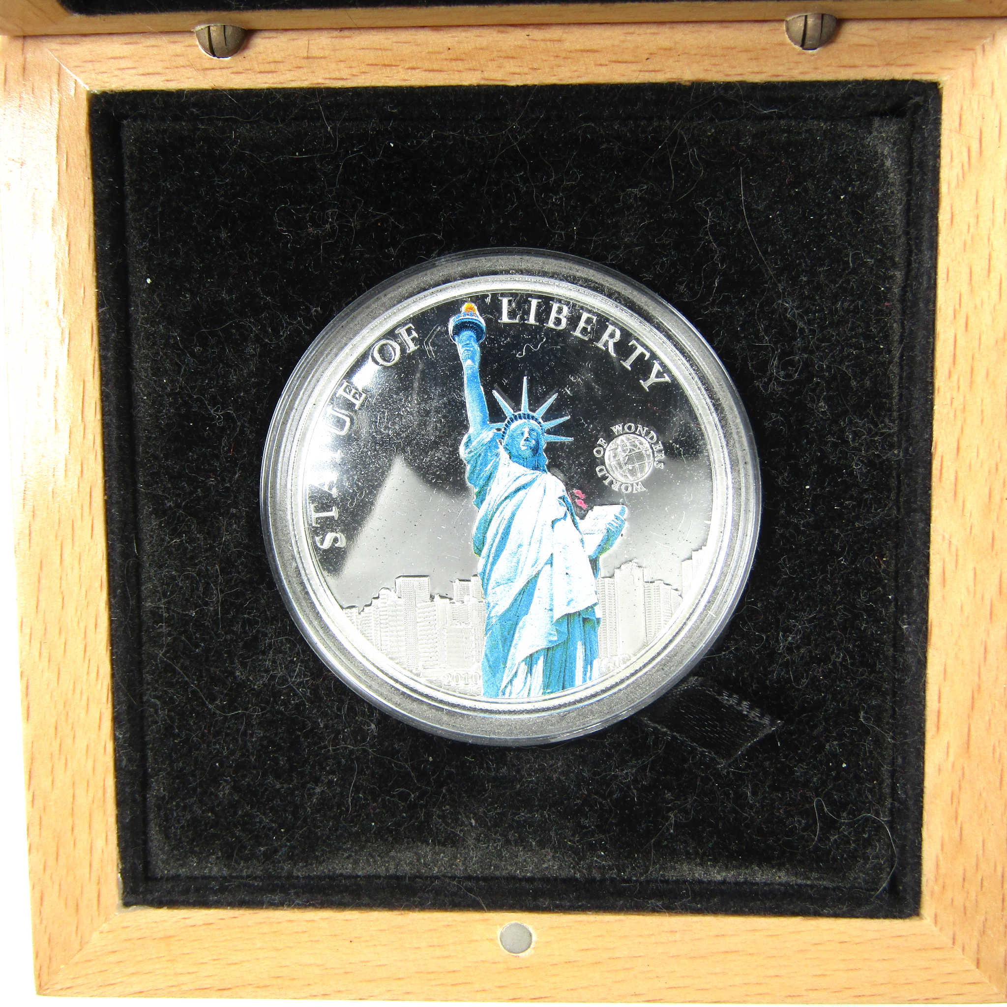 2010 Statue of Liberty Palau Proof Comm 25 g .925 Silver SKU:CPC7055