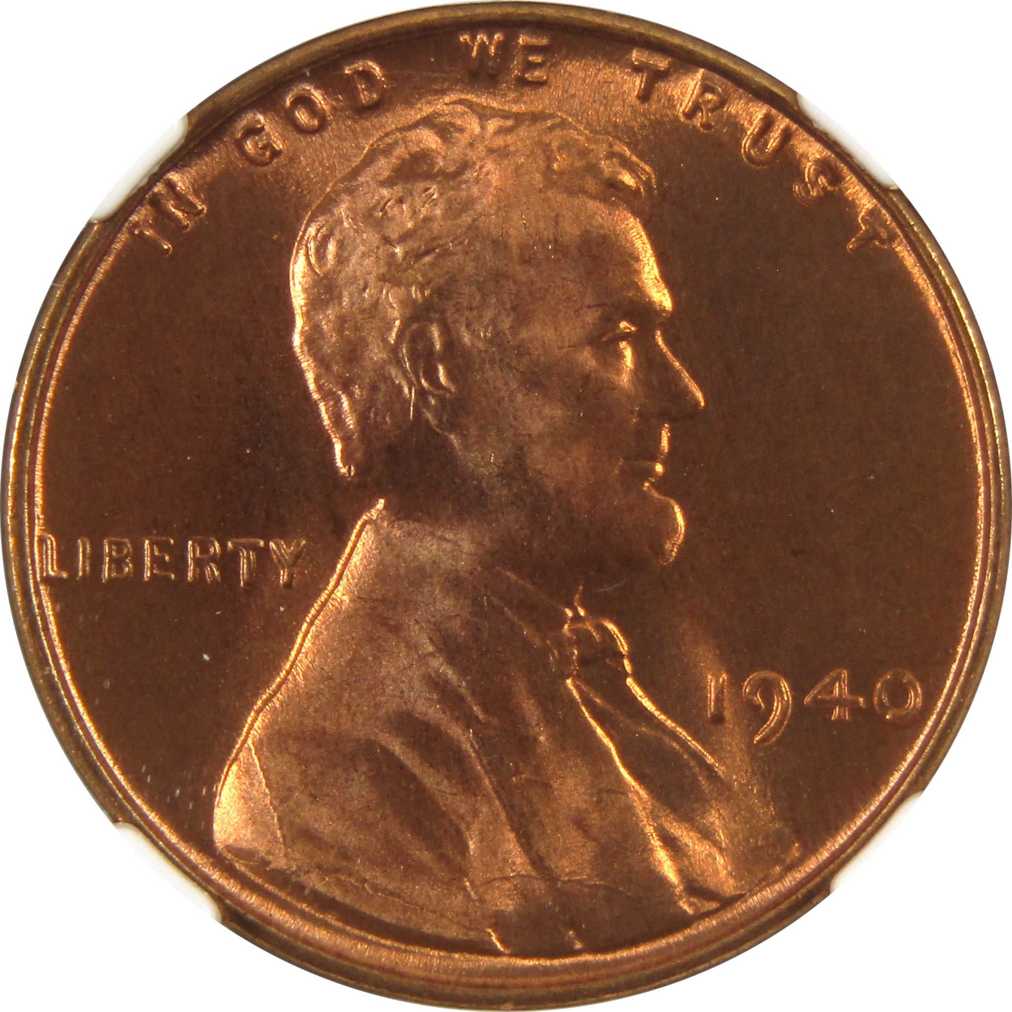 1940 Lincoln Wheat Cent MS 67 RD NGC Penny 1c Uncirculated SKU:I9717
