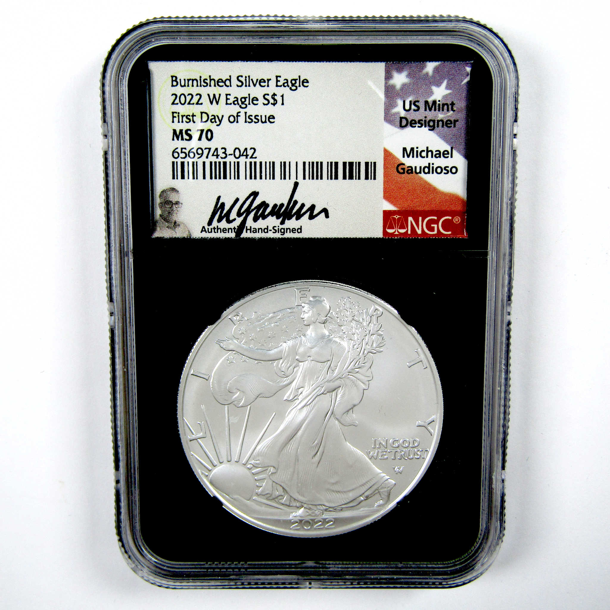 2022 W American Silver Eagle MS 70 NGC $1 First Day SKU:CPC6967