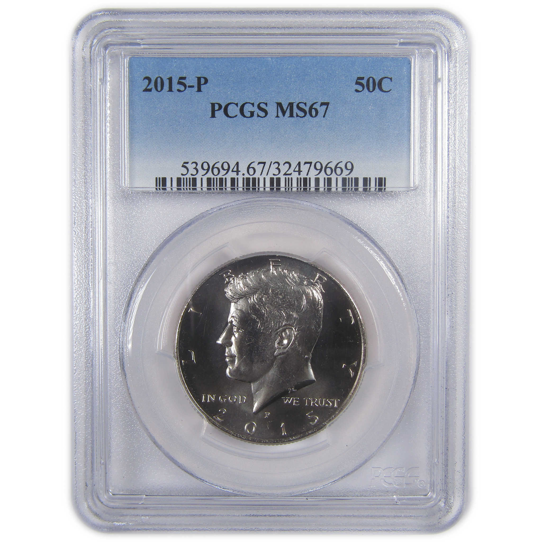 2015 P Kennedy Half Dollar MS 67 PCGS Clad Uncirculated SKU:CPC9754