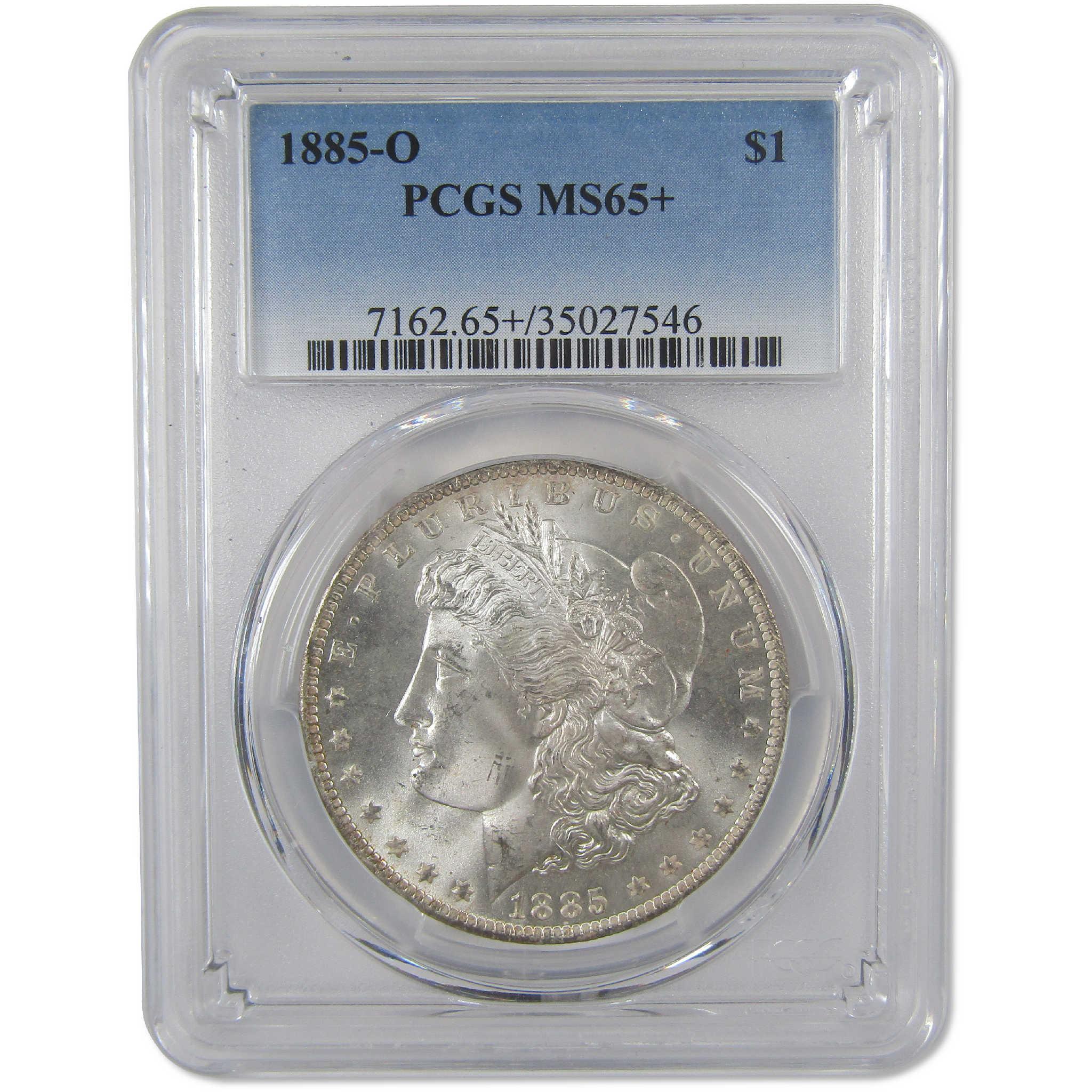 1885 O Morgan Silver Dollar MS 65+ PCGS Uncirculated $1 Coin - Morgan coin - Morgan silver dollar - Morgan silver dollar for sale - Profile Coins &amp; Collectibles