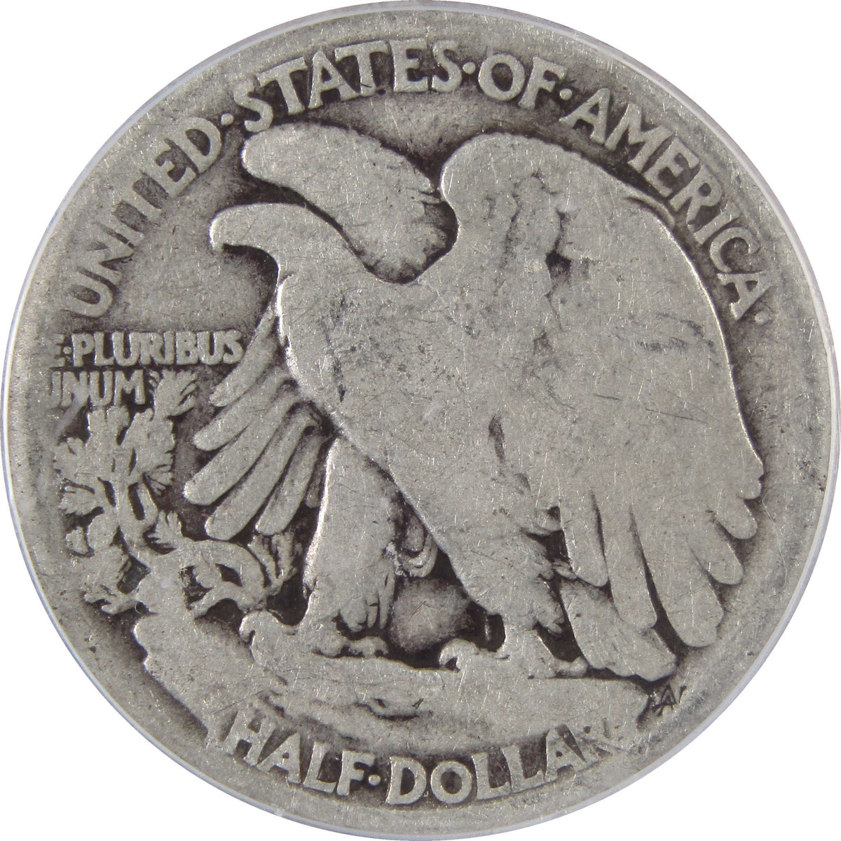 1916 D Obverse Liberty Walking Silver Half Dollar G 4 ICG SKU:I29076