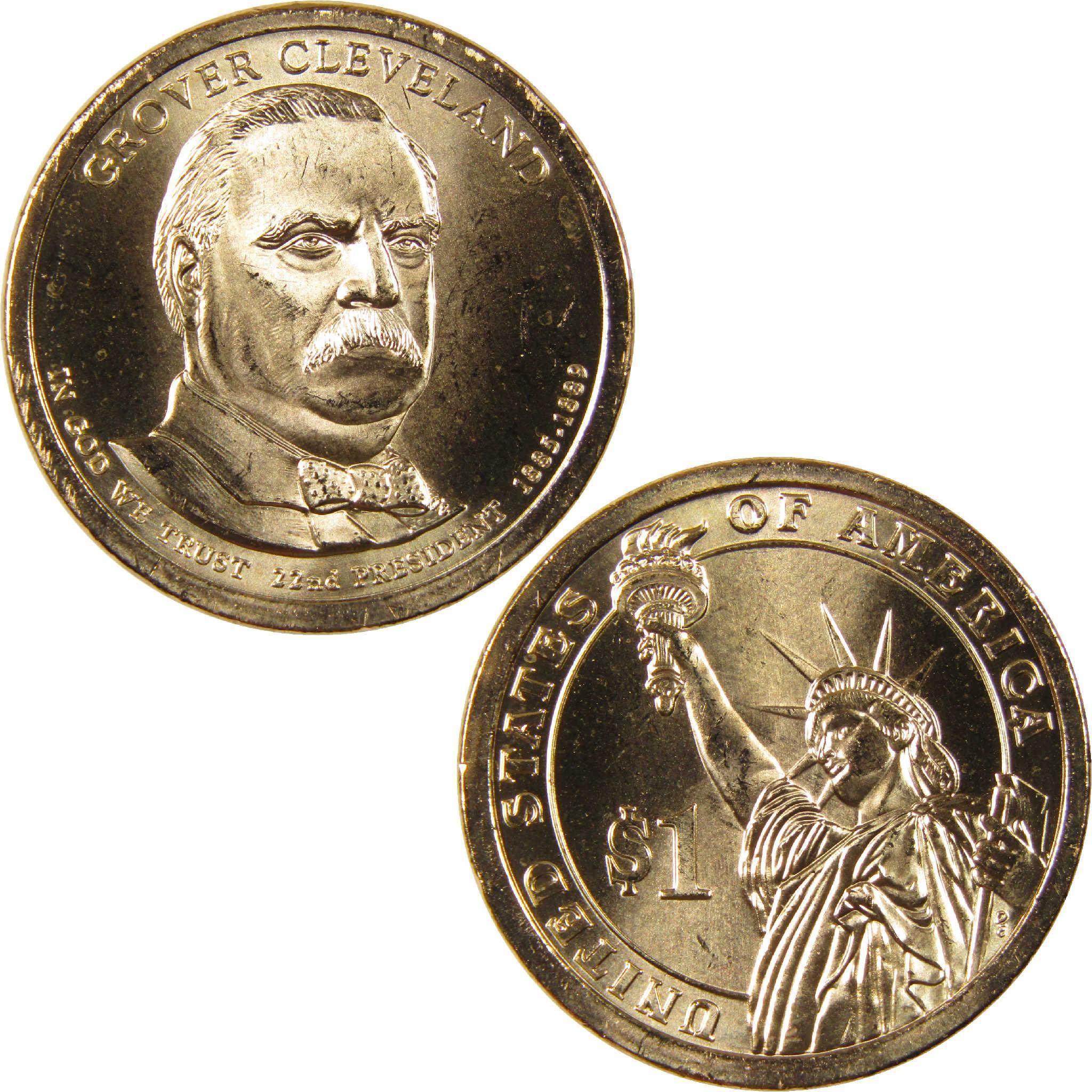 USオリジナル THE POLL WINNERS 2枚組 黄DG D1 2012 P Grover Cleveland 1st Term Presidential Dollar Uncirculated $1