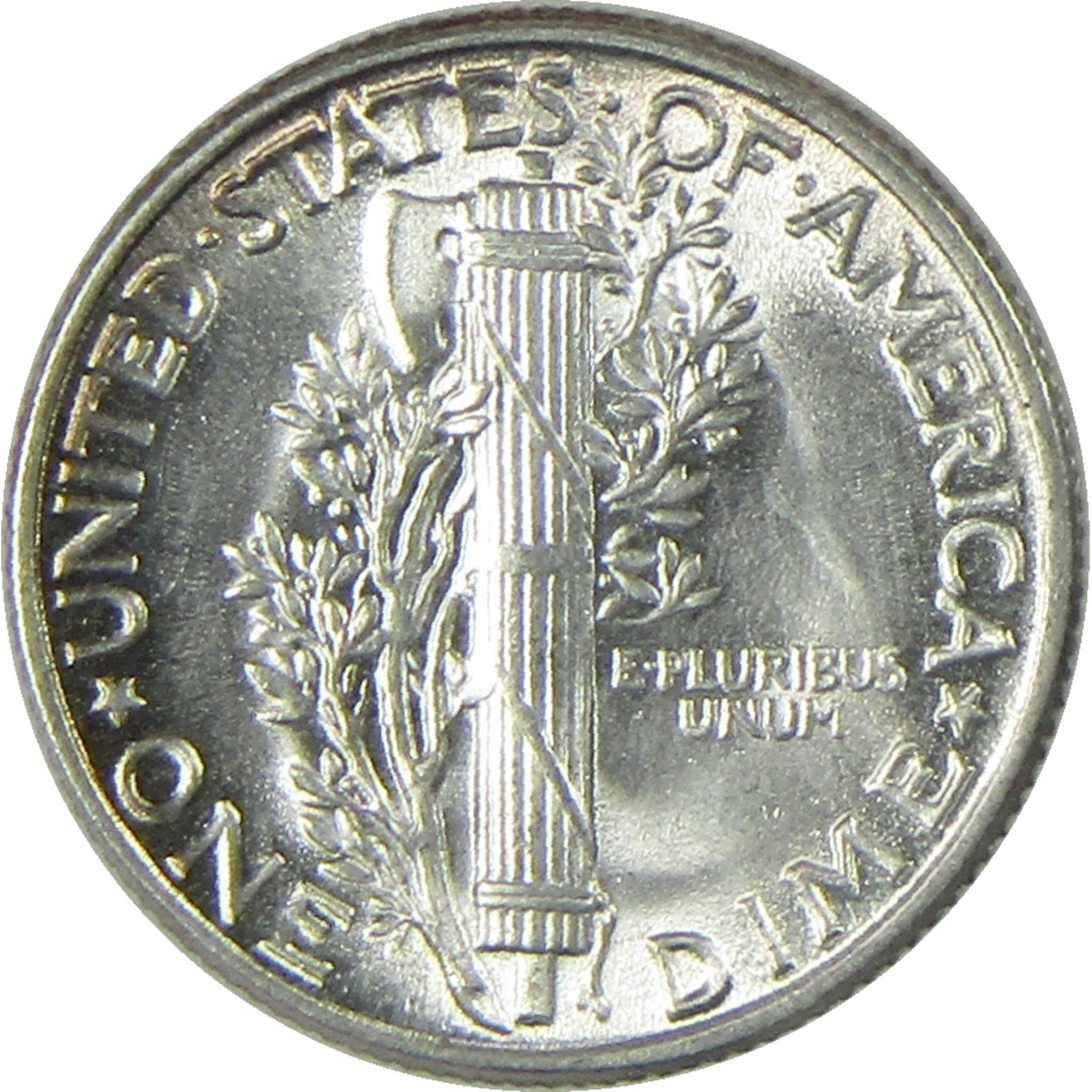 1945 Mercury Silver Dime AU About Uncirculated 10c Coin SKU:CP342