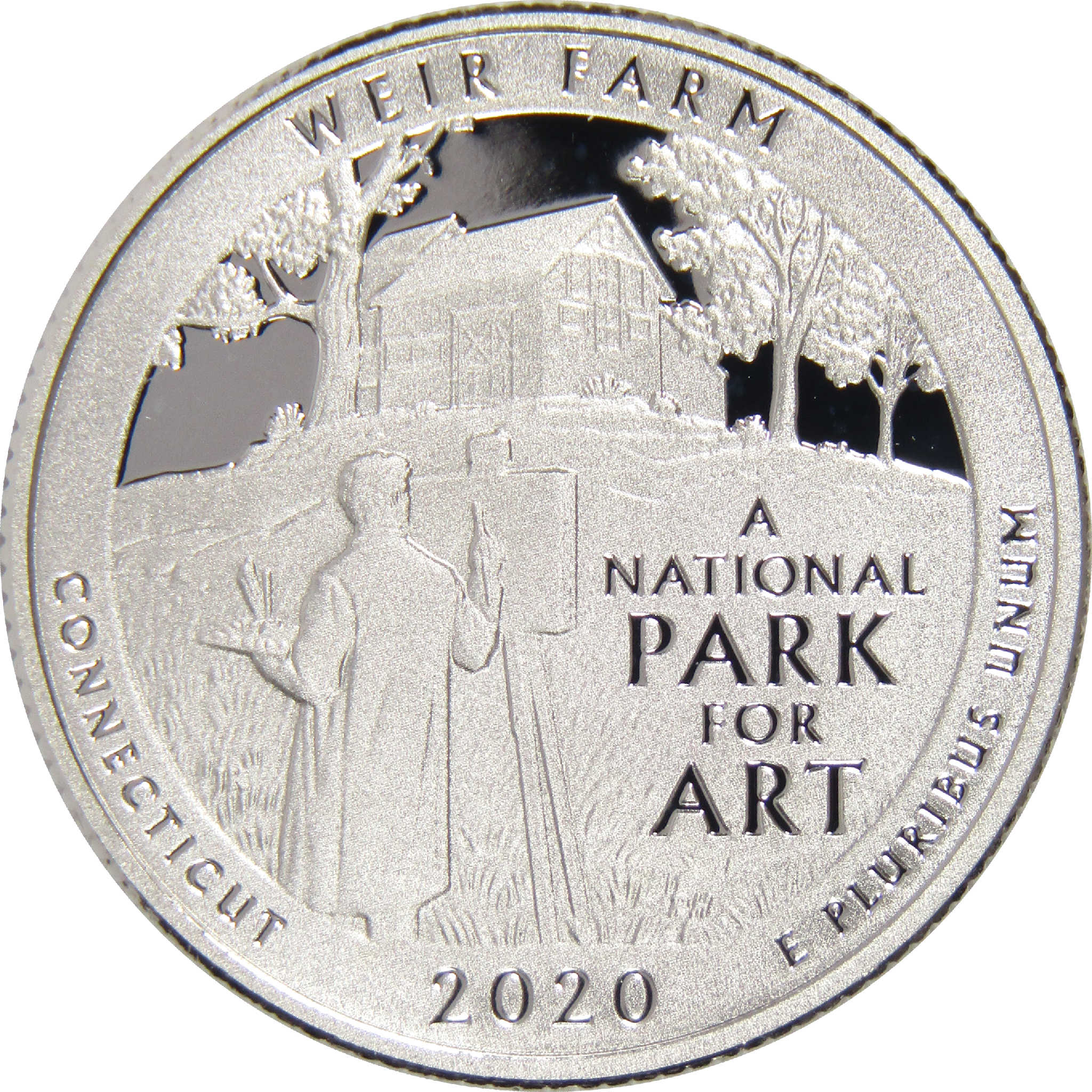 2020 S Weir Farm National Historic Site Quarter .999 Silver 25c Proof