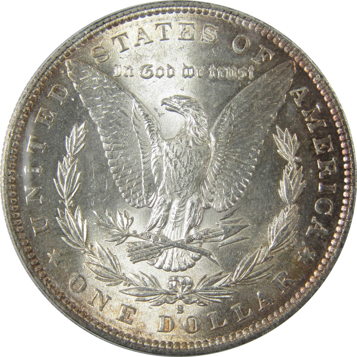 1890 S Morgan Silver Dollar MS 62 ANACS Uncirculated SKU:I27954 - Morgan coin - Morgan silver dollar - Morgan silver dollar for sale - Profile Coins &amp; Collectibles