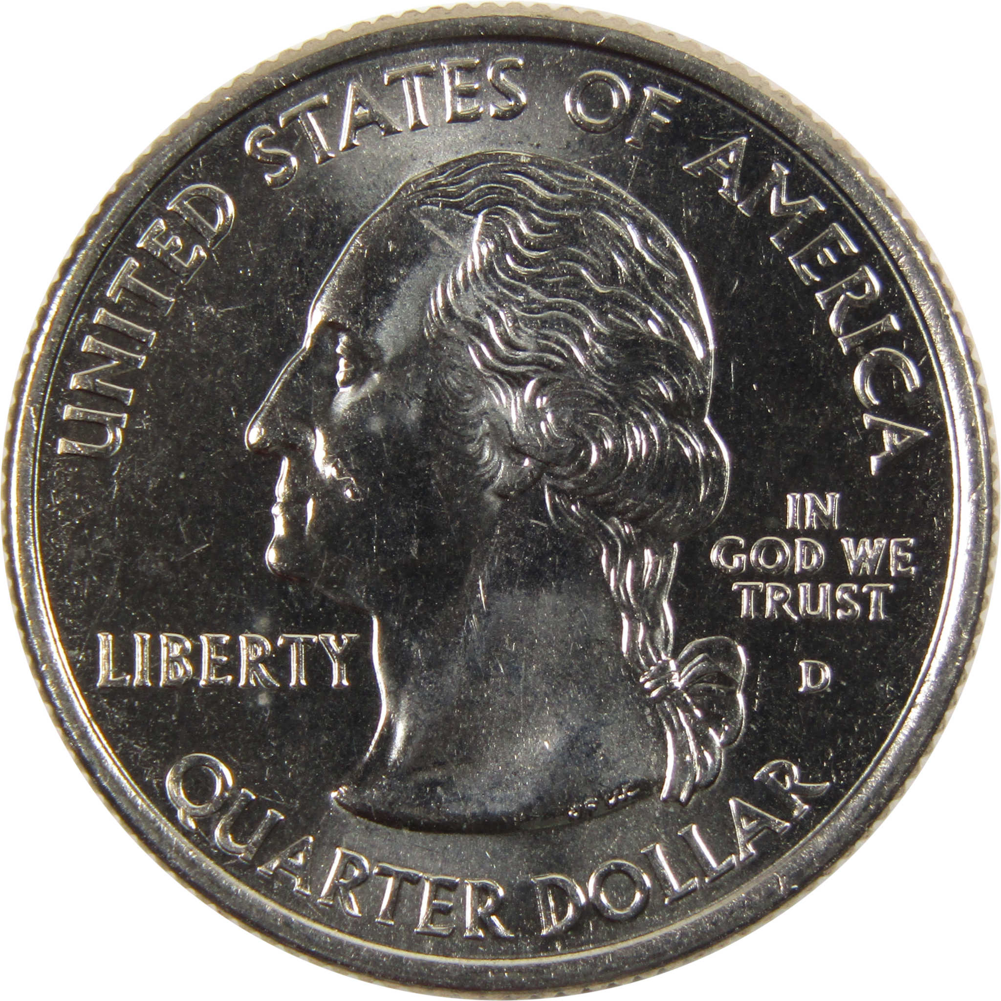 2000 D South Carolina State Quarter BU Uncirculated Clad 25c Coin