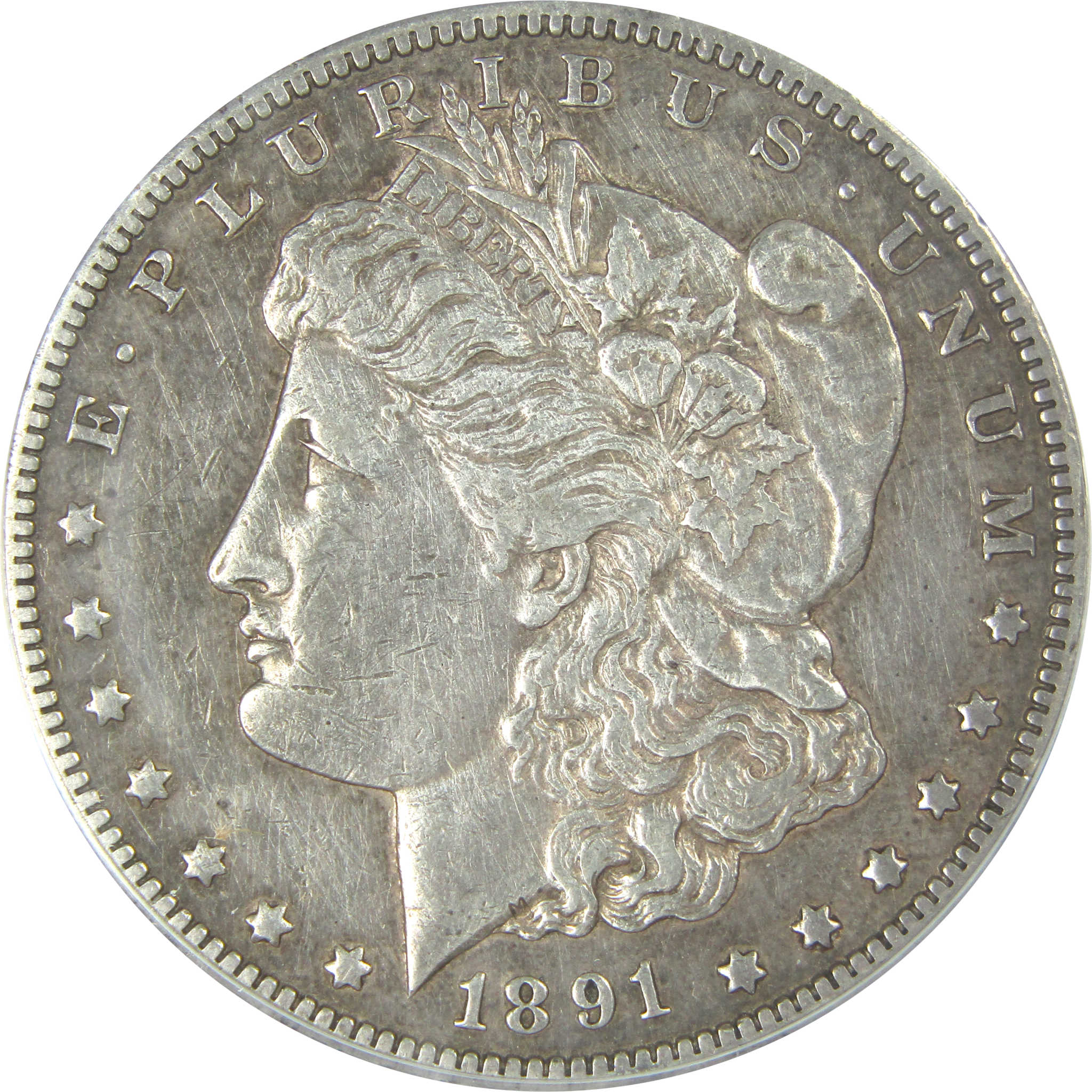 1891 CC Morgan Dollar EF 45 Details ANACS Silver $1 Coin SKU:I16202 - Morgan coin - Morgan silver dollar - Morgan silver dollar for sale - Profile Coins &amp; Collectibles