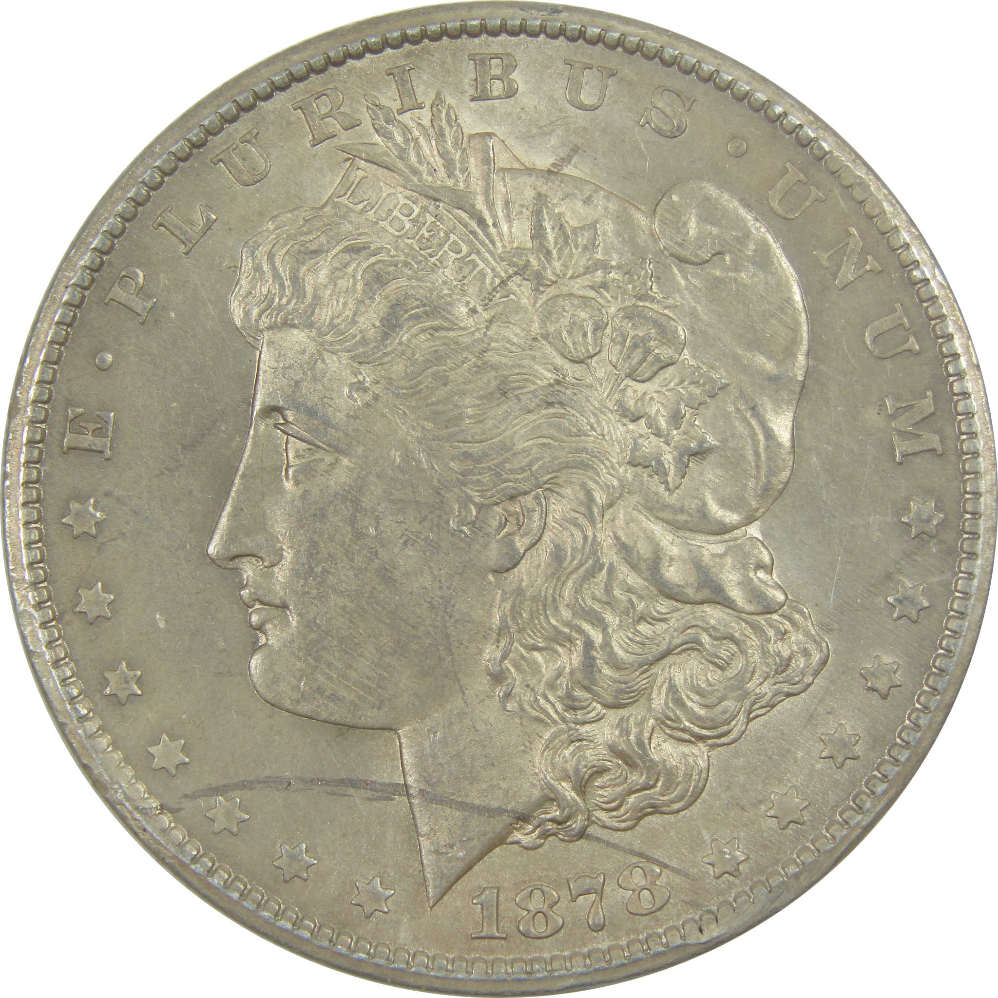 1878 CC Morgan Dollar Choice About Uncirculated Silver SKU:I16560 - Morgan coin - Morgan silver dollar - Morgan silver dollar for sale - Profile Coins &amp; Collectibles